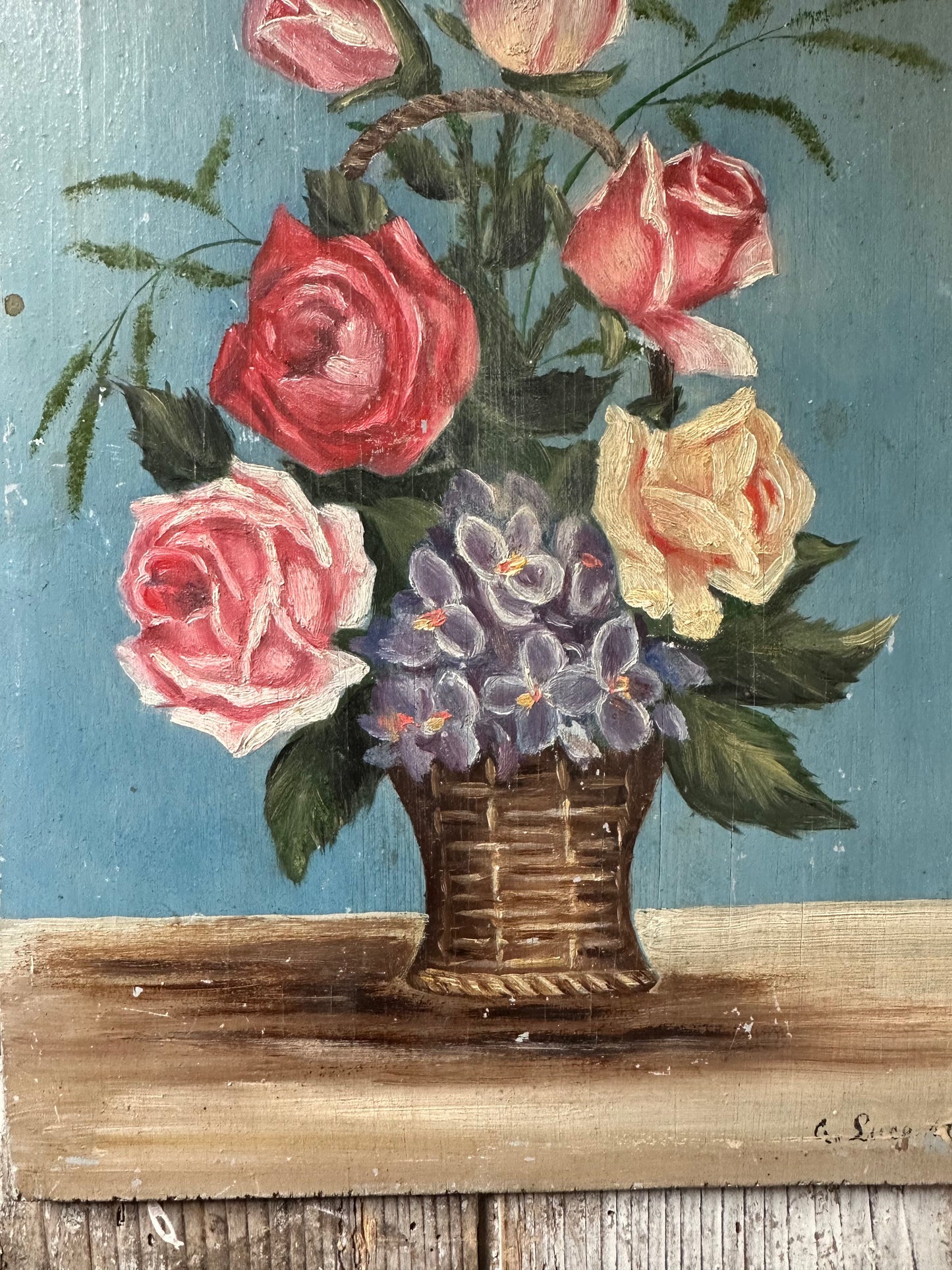 Corbeille de fleurs