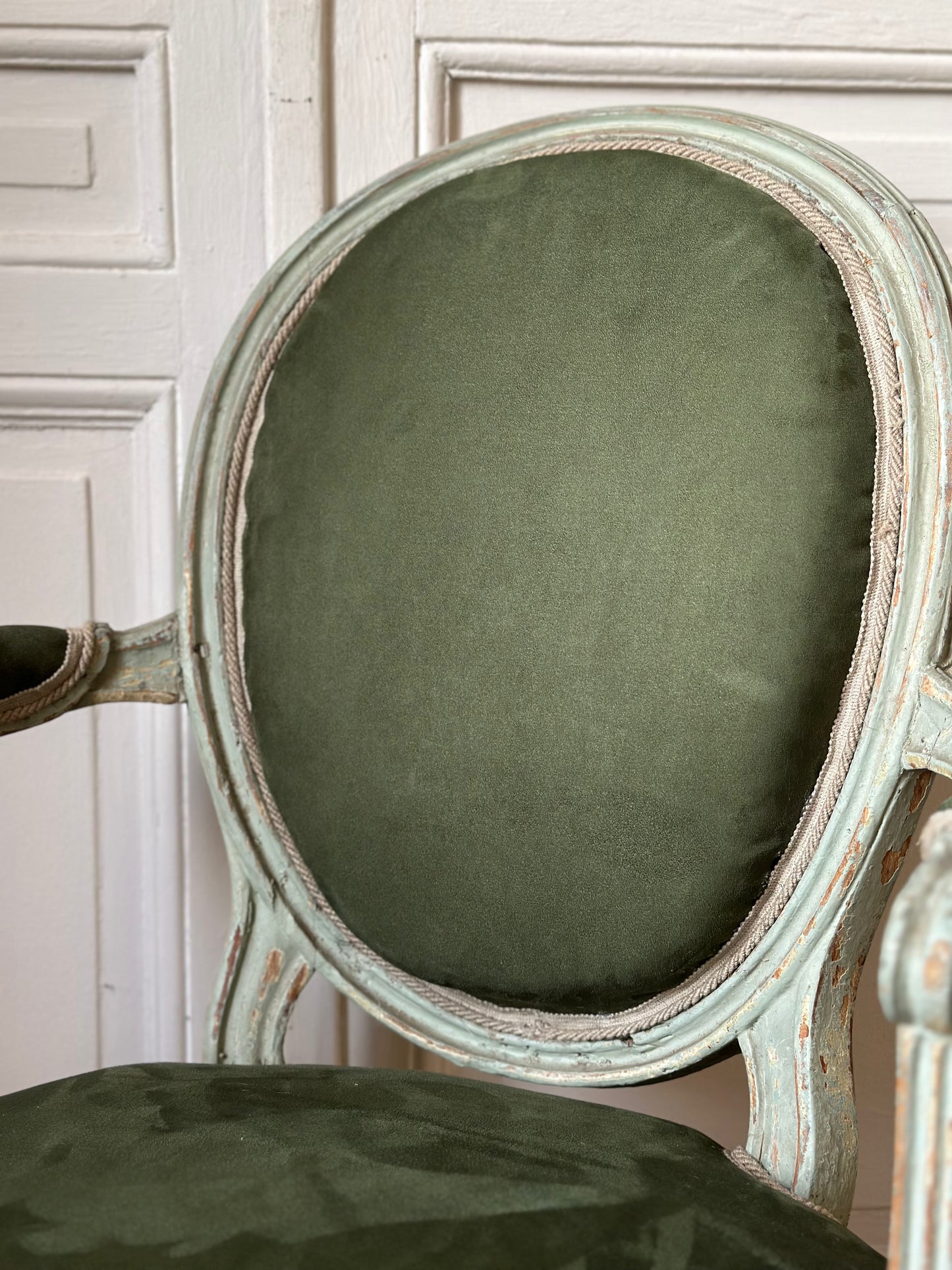 Fauteuil en velours