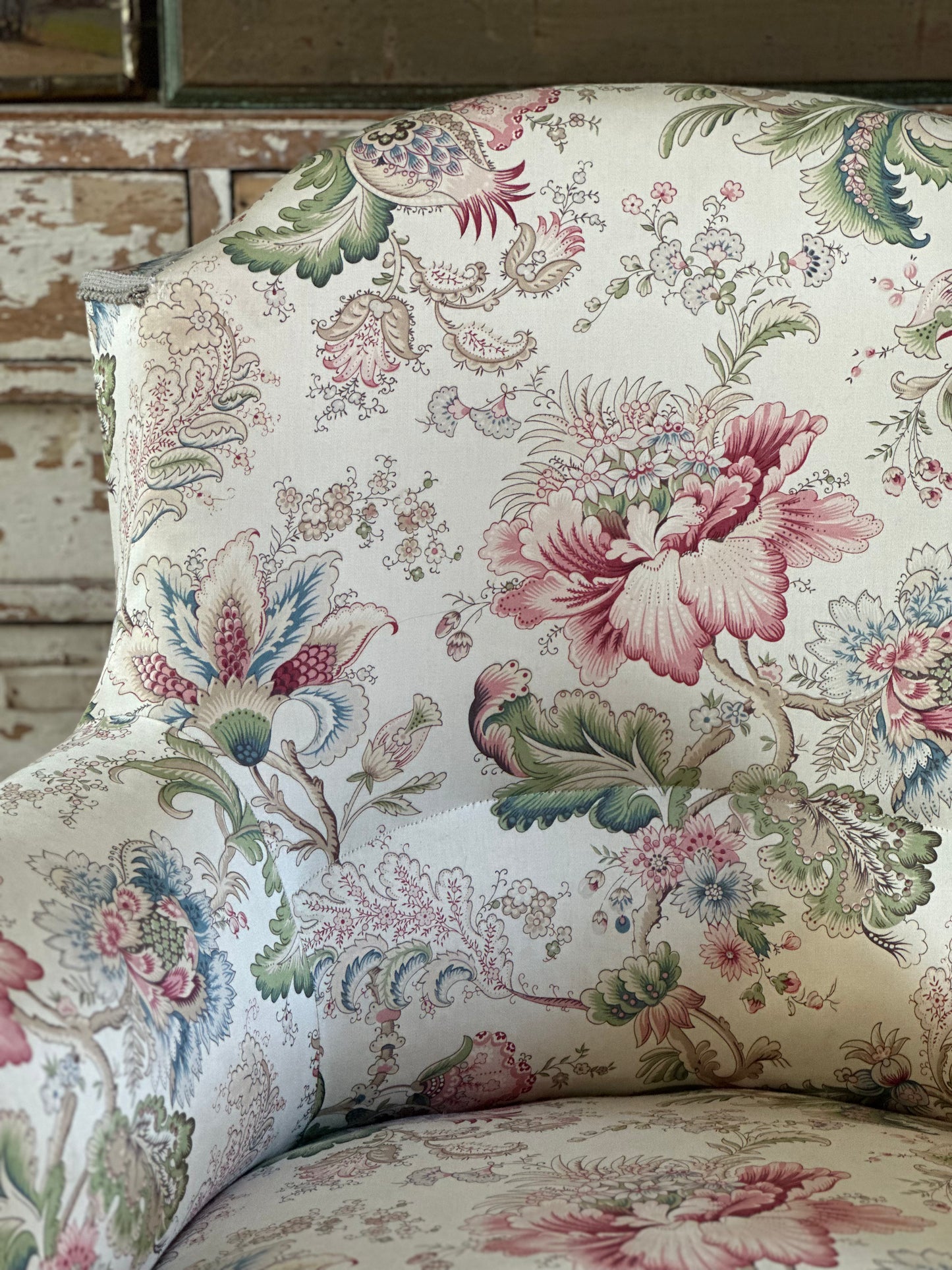 Fauteuil fleuri