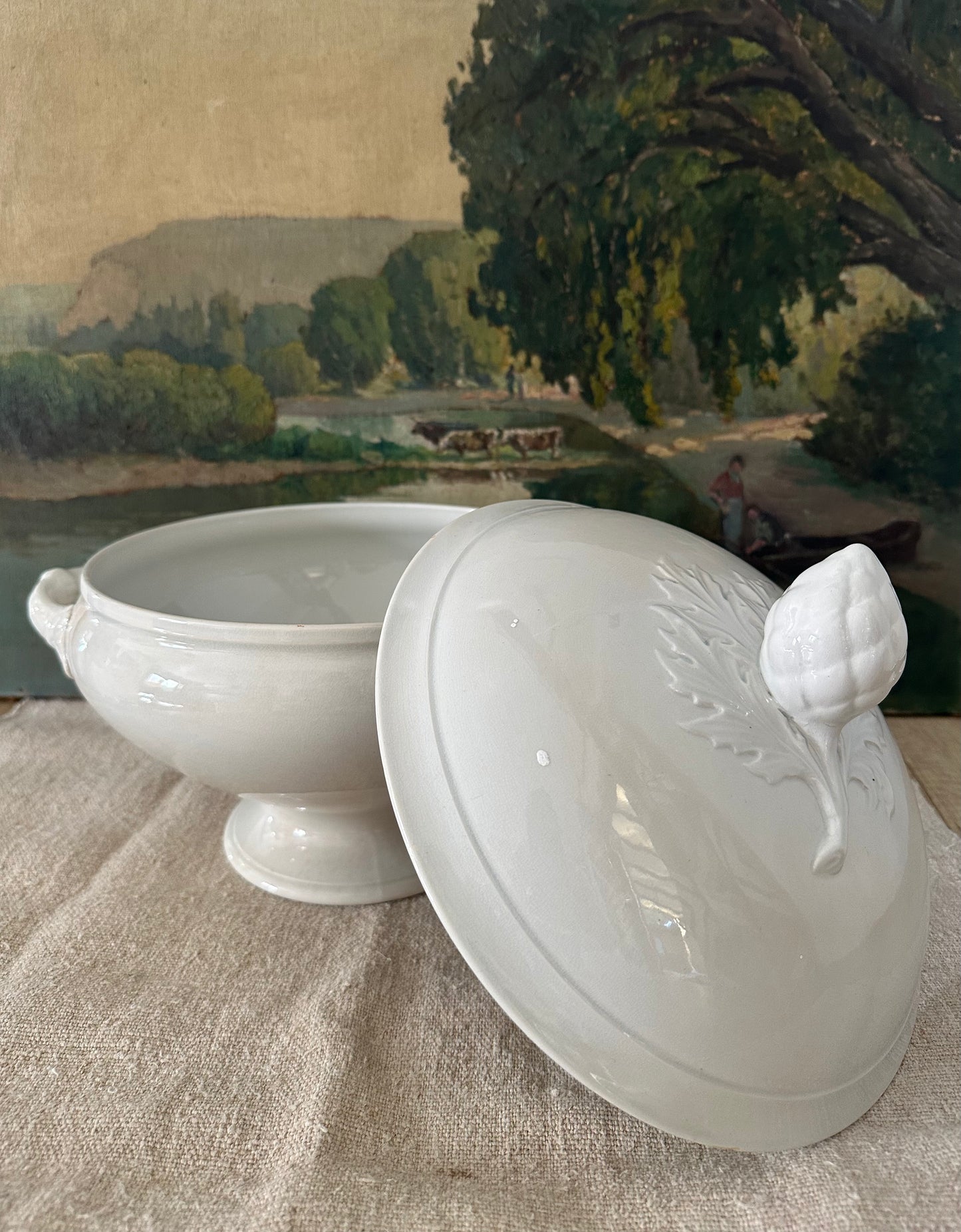 Soupière blanche