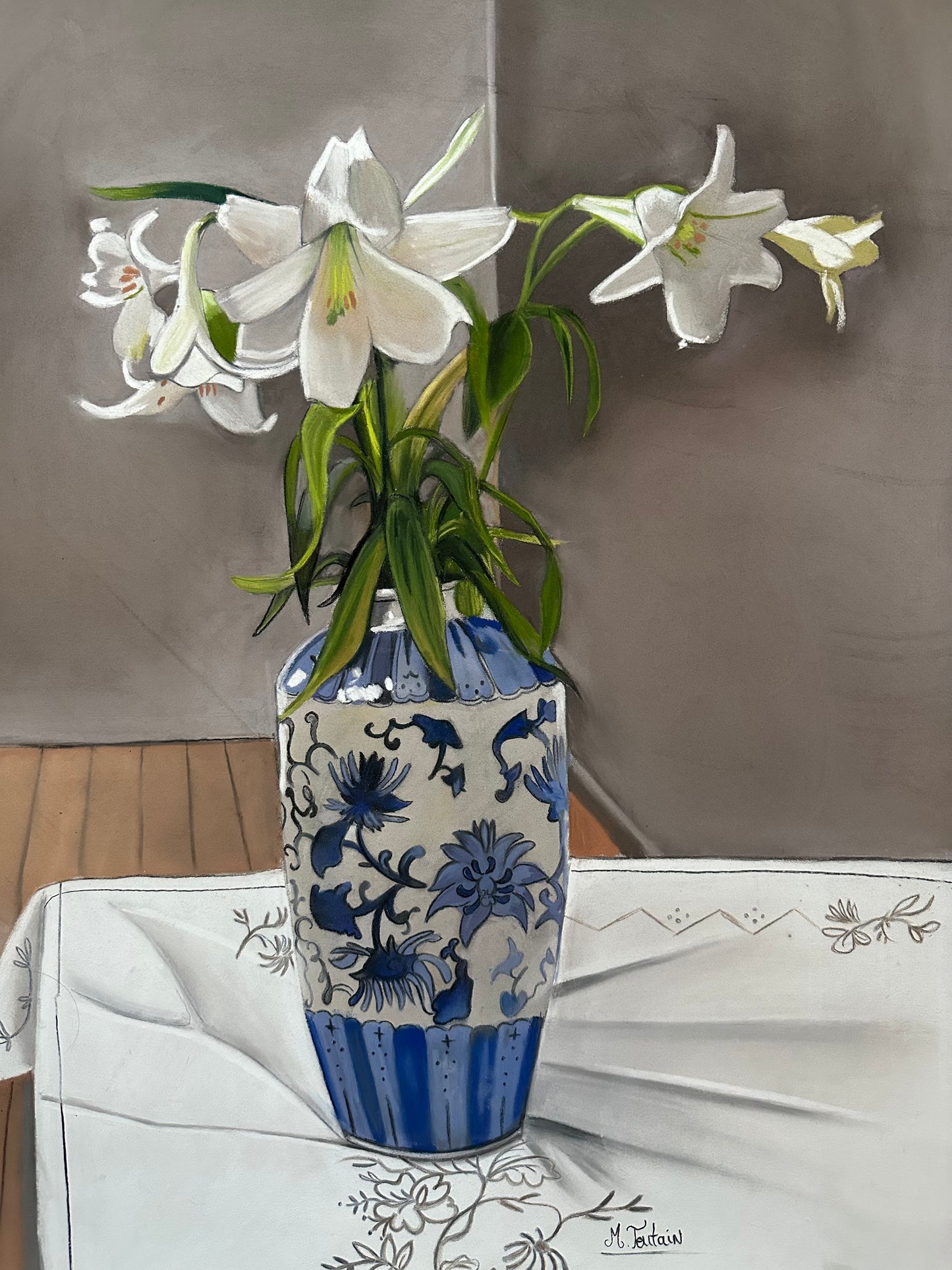 Les lys blancs