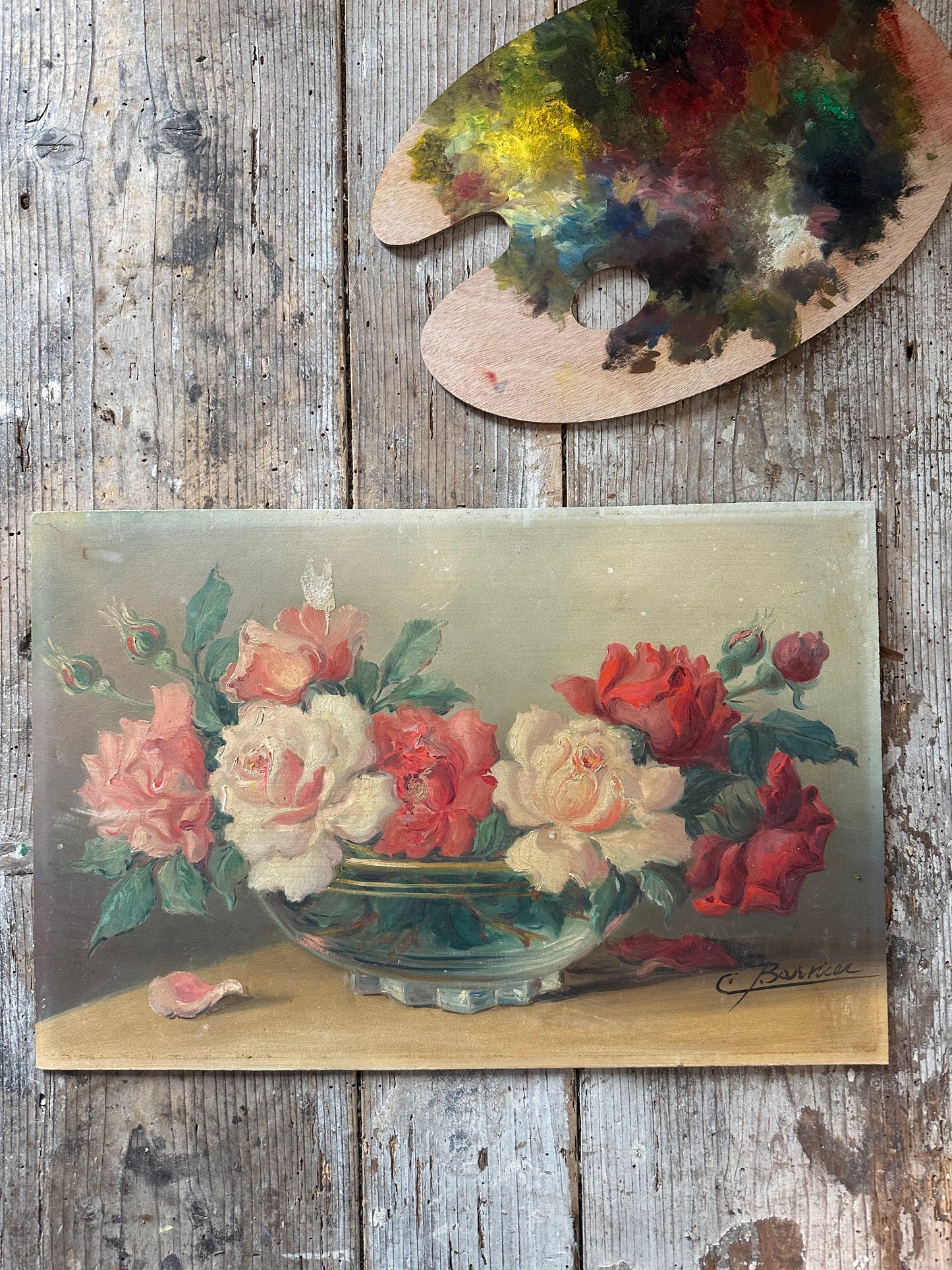 Les roses de l’artiste