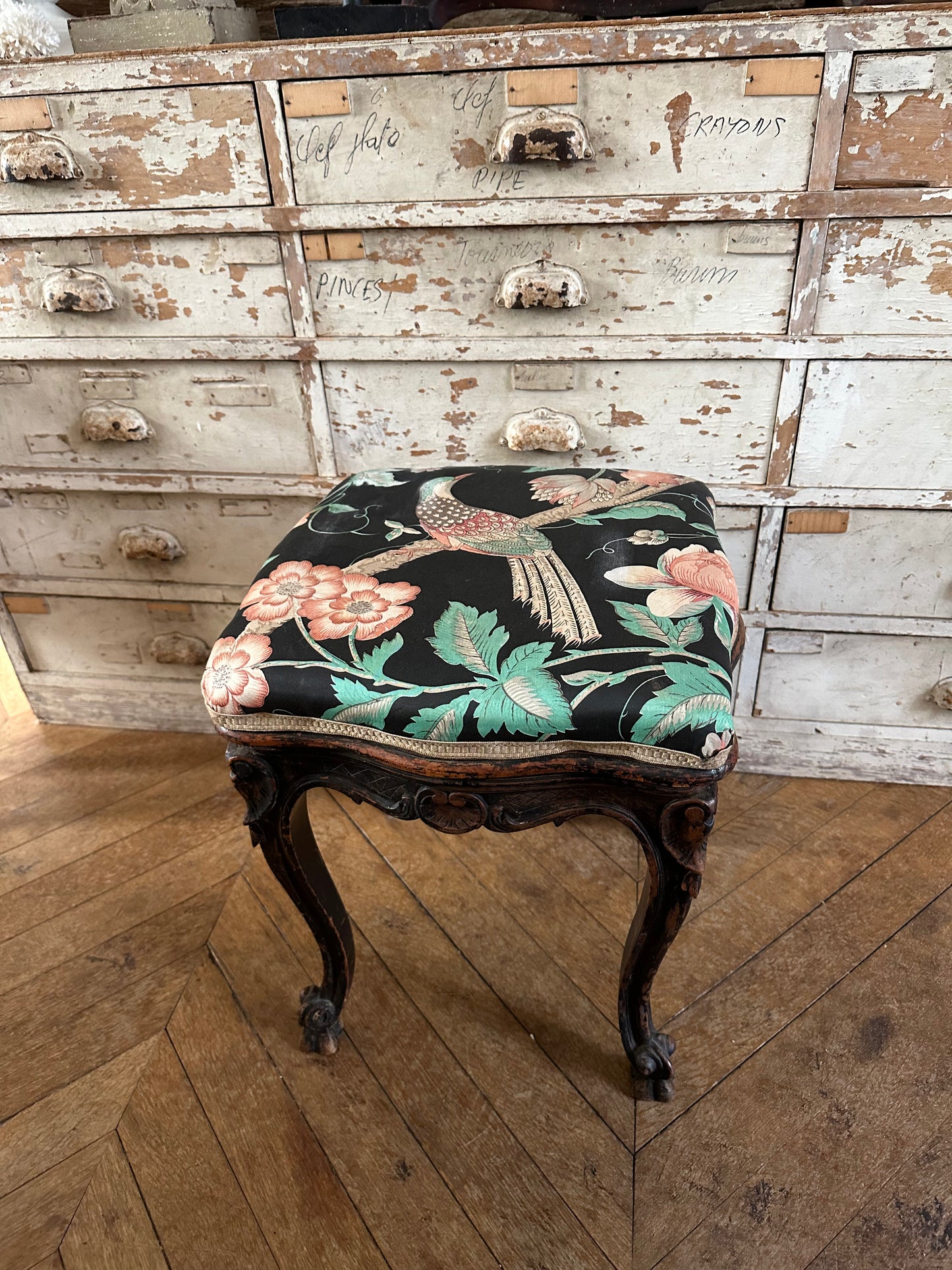 Tabouret oiseau
