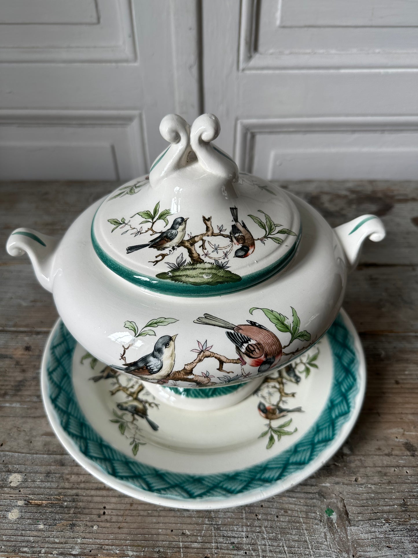 Faïence aux oiseaux