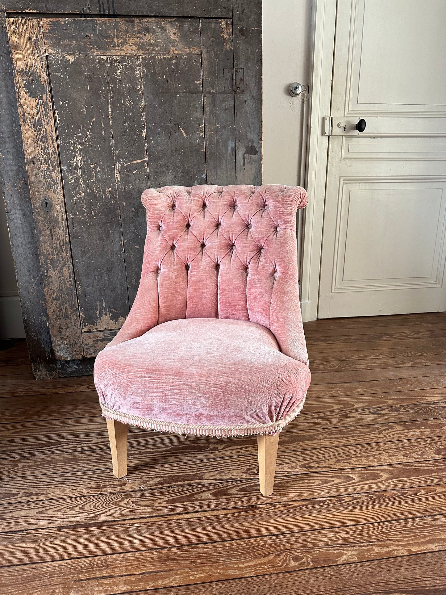 Fauteuil en velours