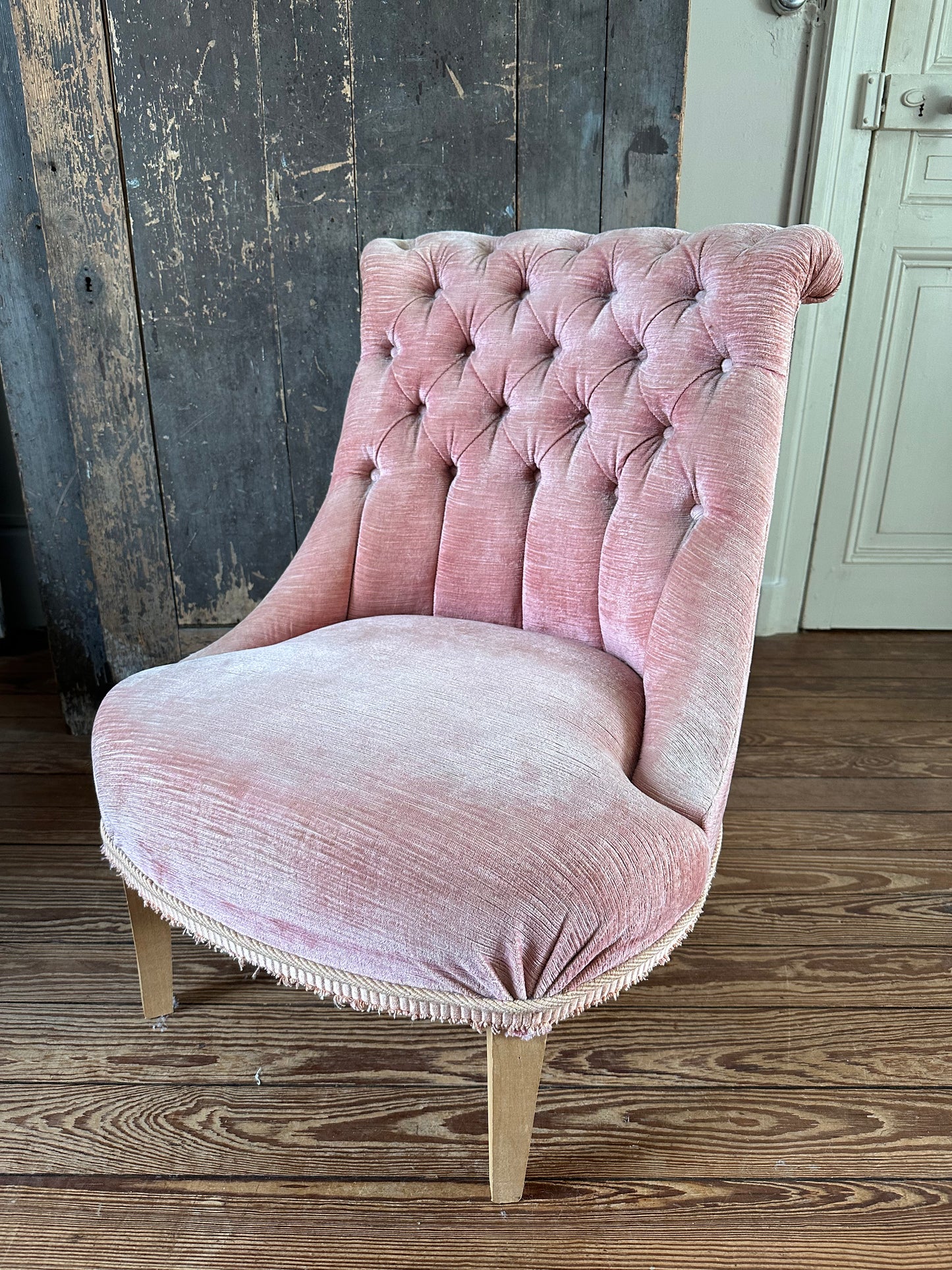 Fauteuil en velours