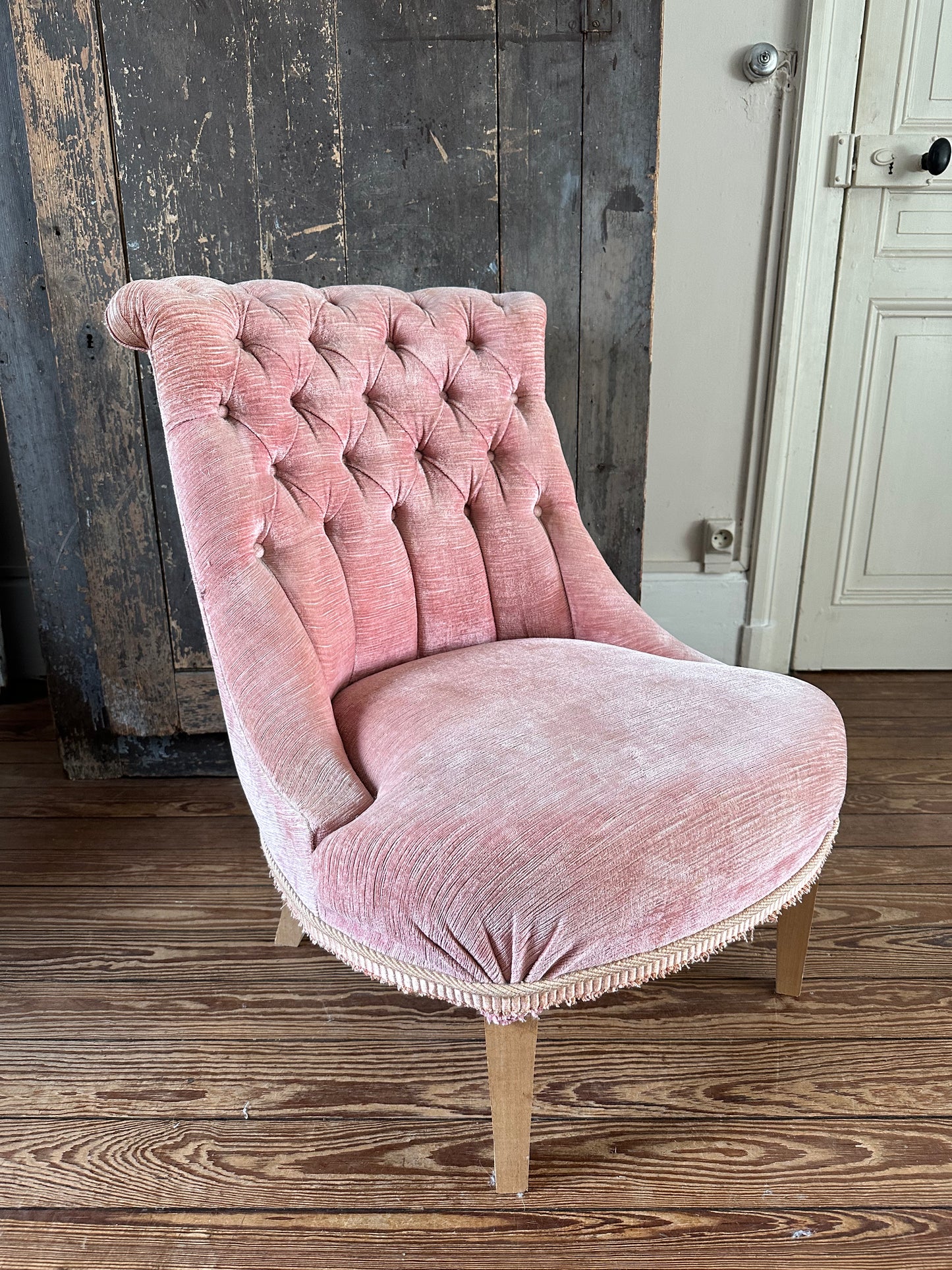 Fauteuil en velours