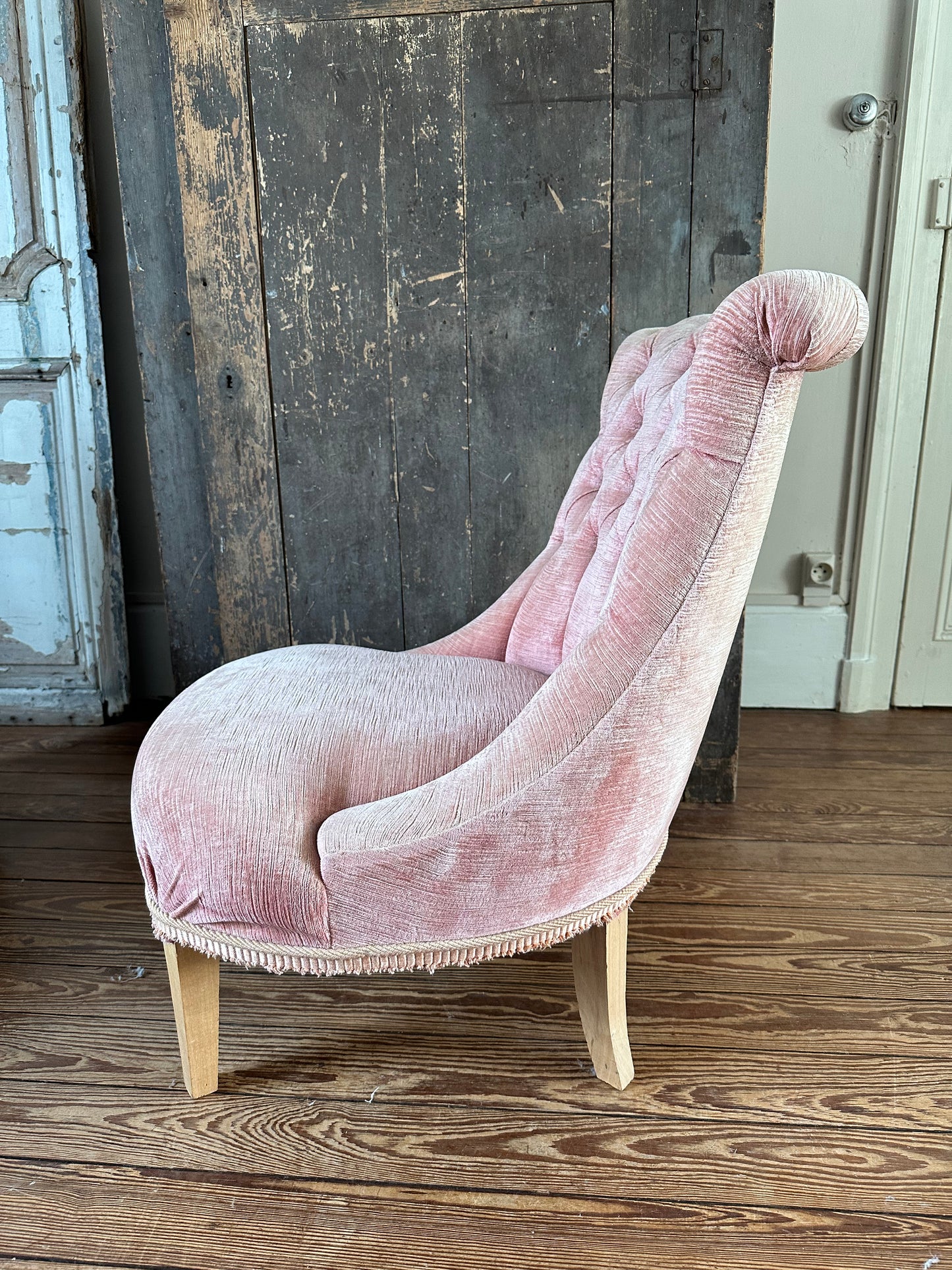 Fauteuil en velours