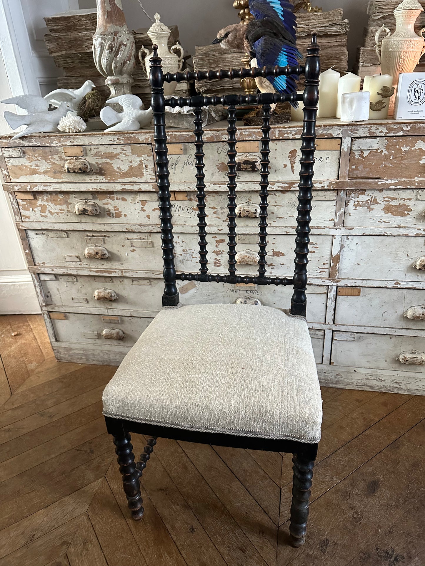 Chaise bobine