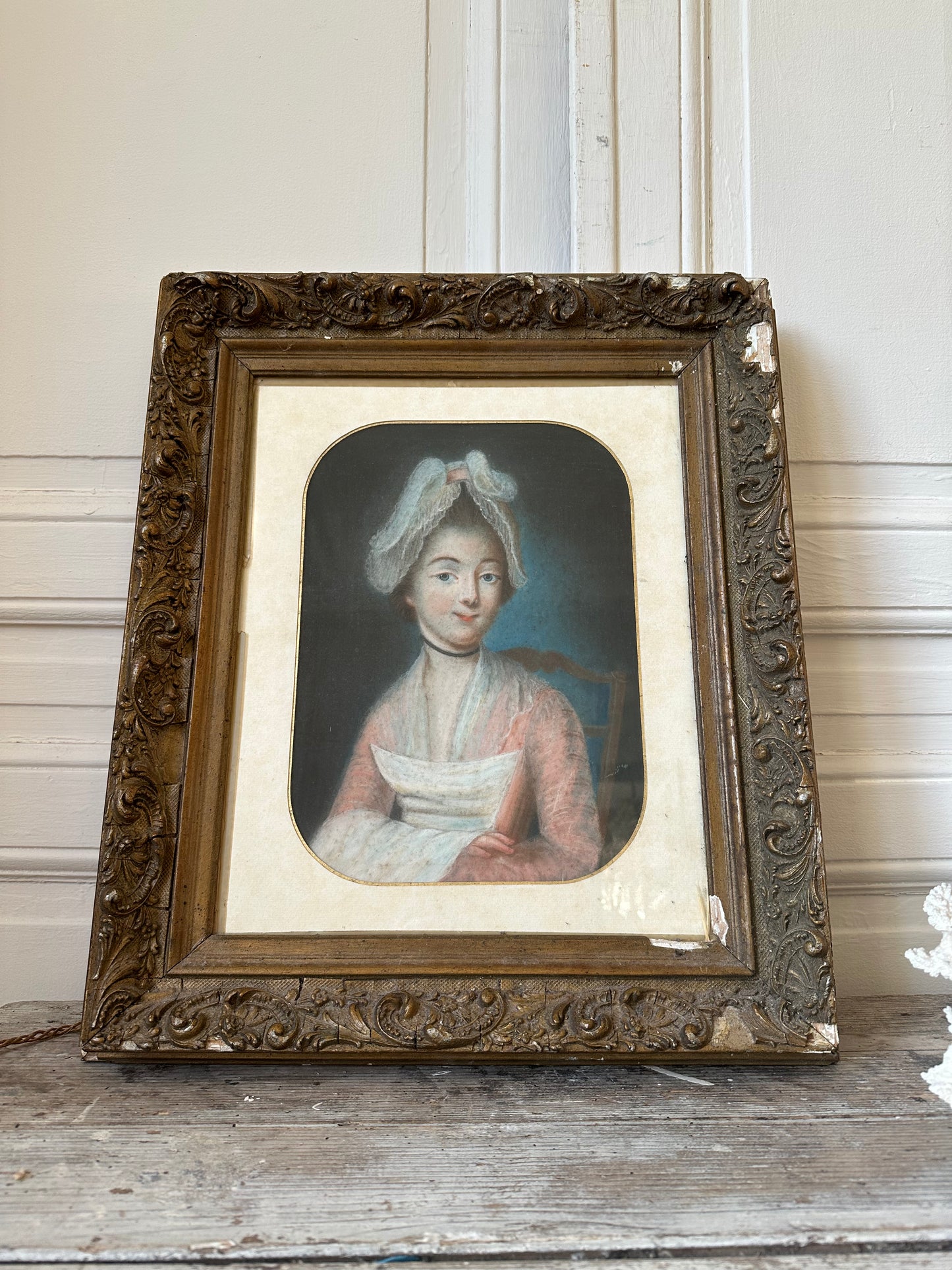 Portrait au pastel