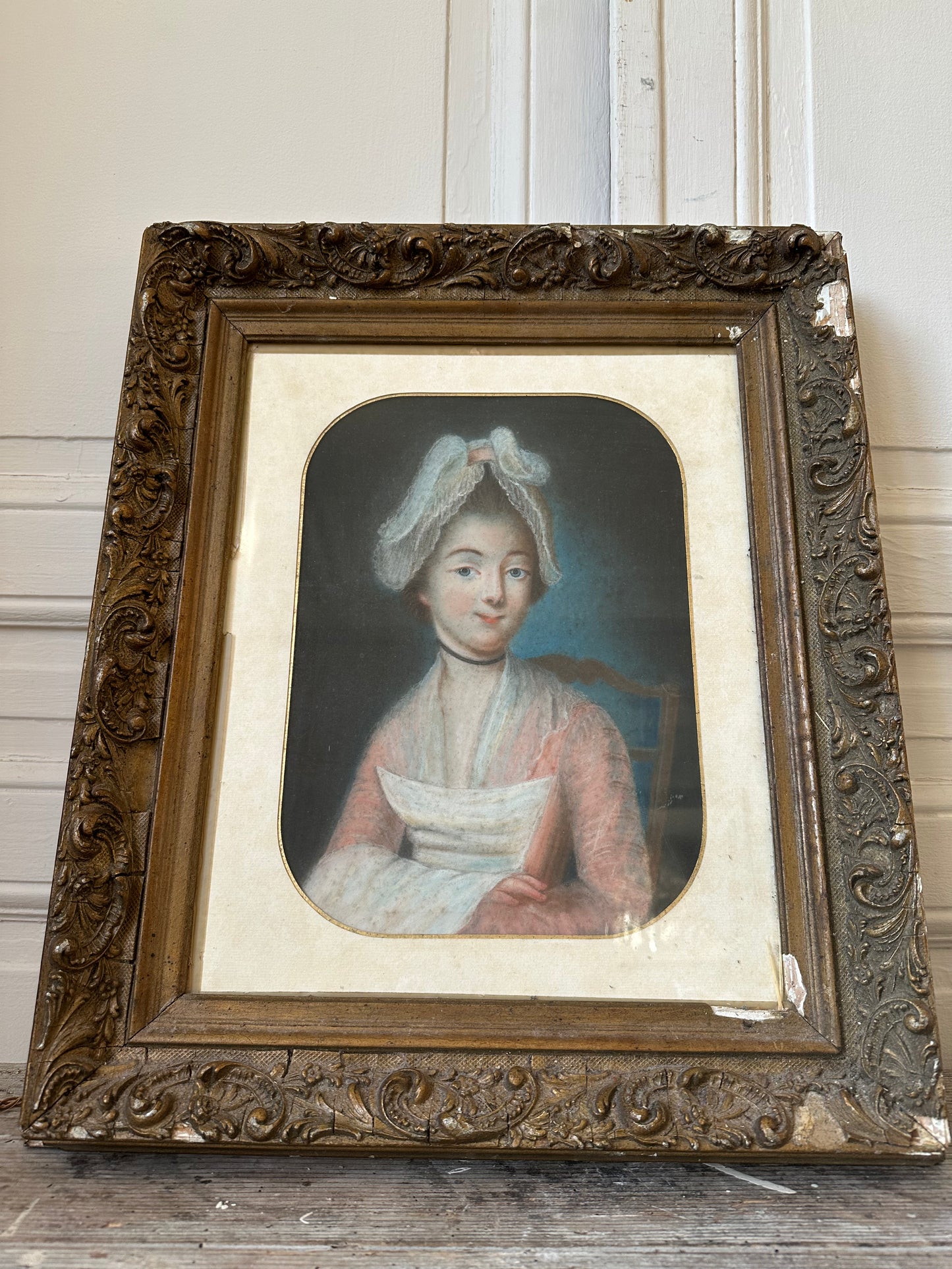 Portrait au pastel
