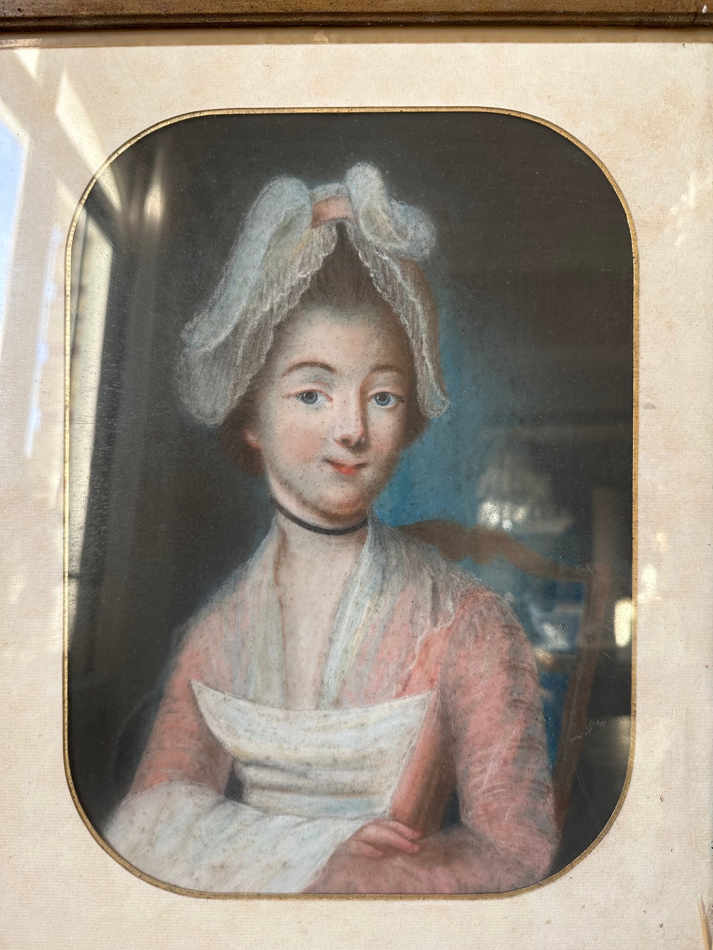 Portrait au pastel