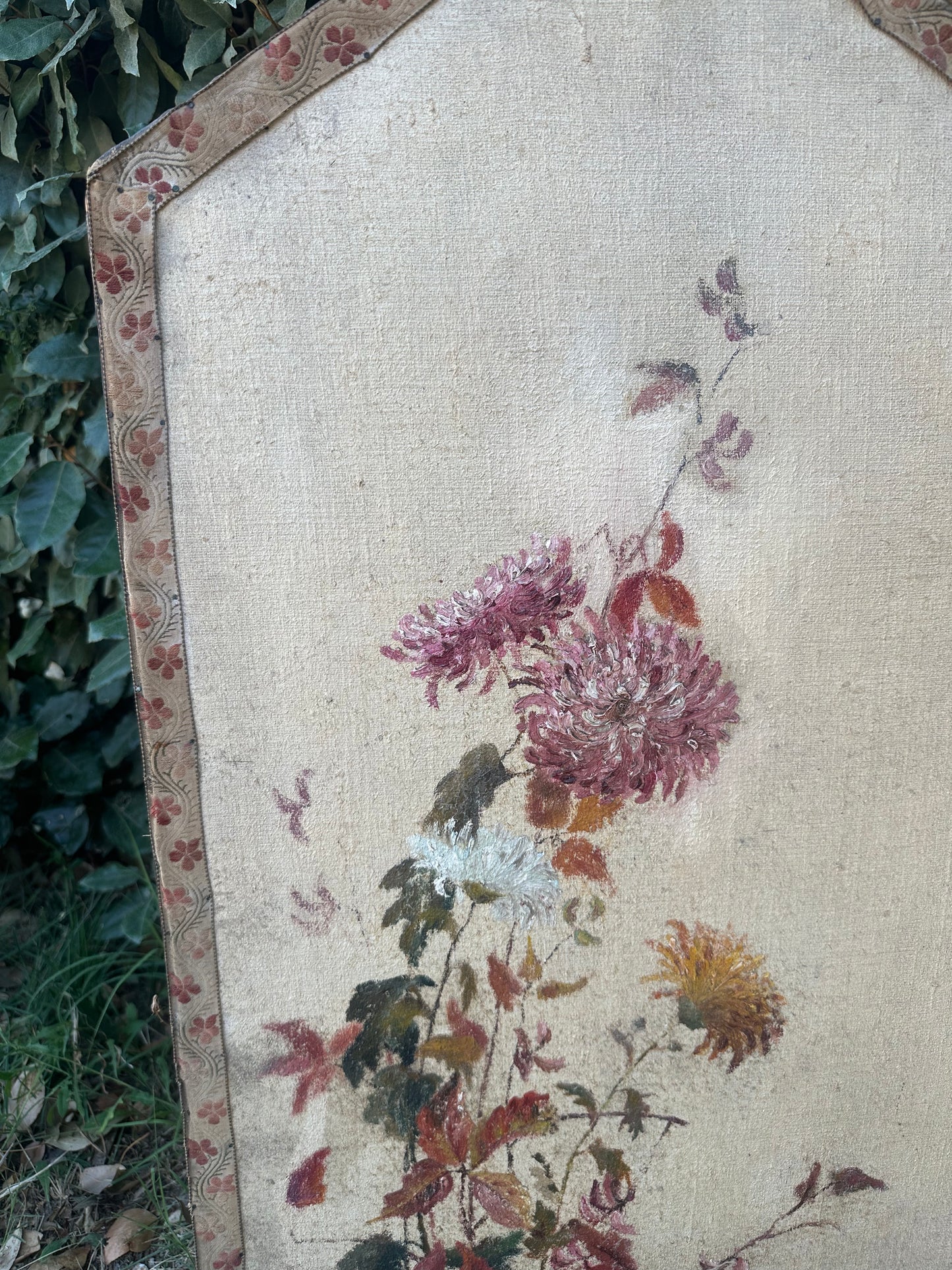 Paravent fleuri