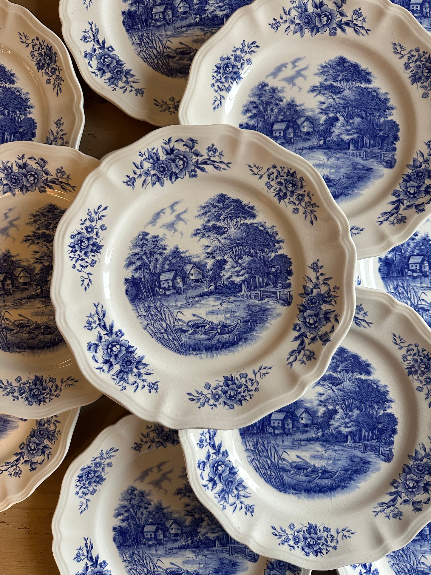 12 assiettes plates