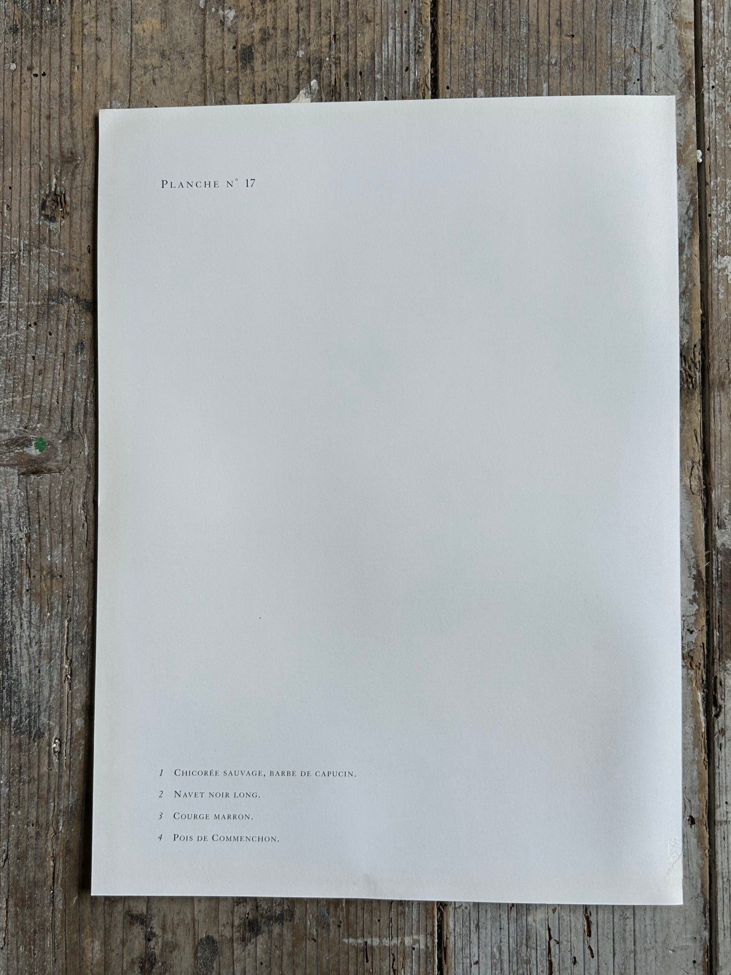 Planche légumes