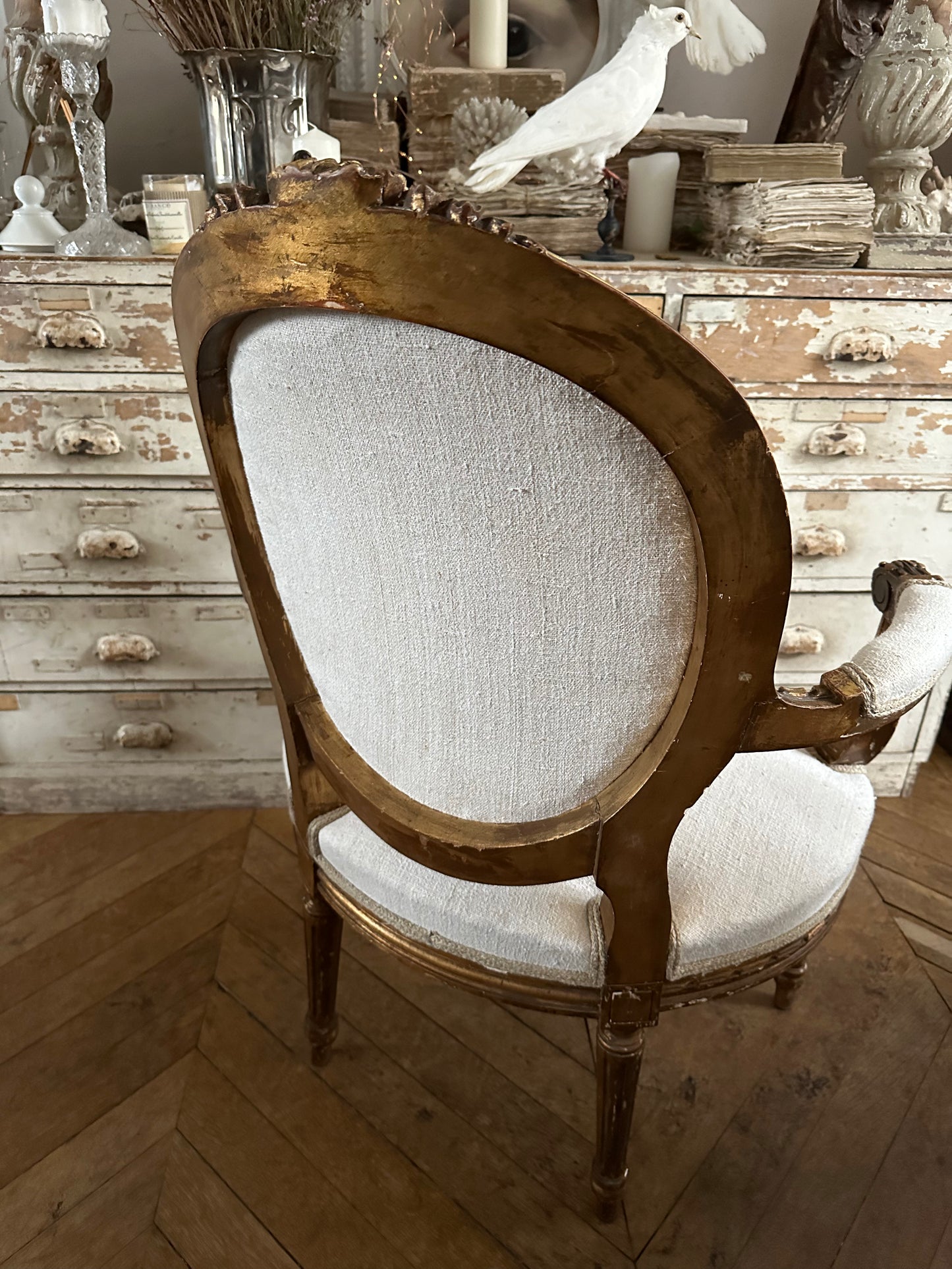 Fauteuil médaillon