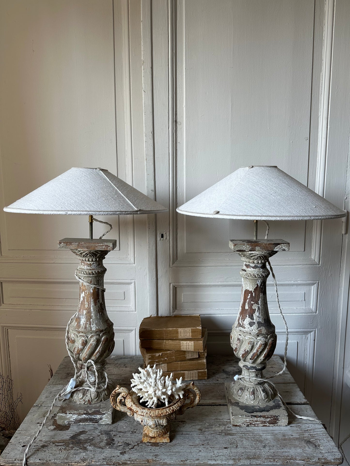 Lampes balustres