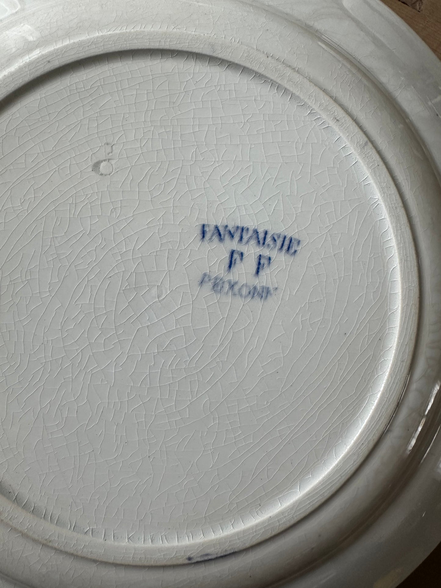 Assiettes aux papillons
