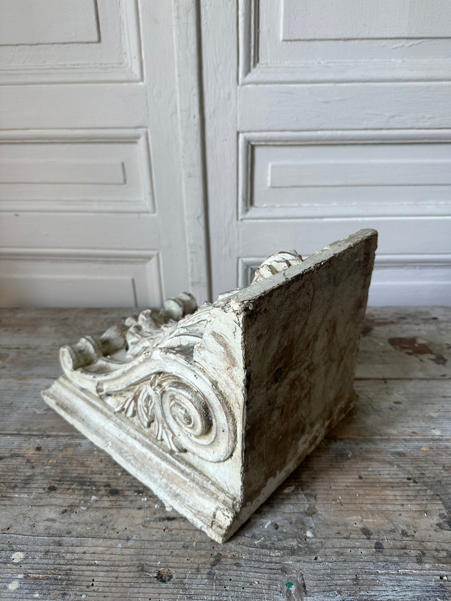 Console en plâtre
