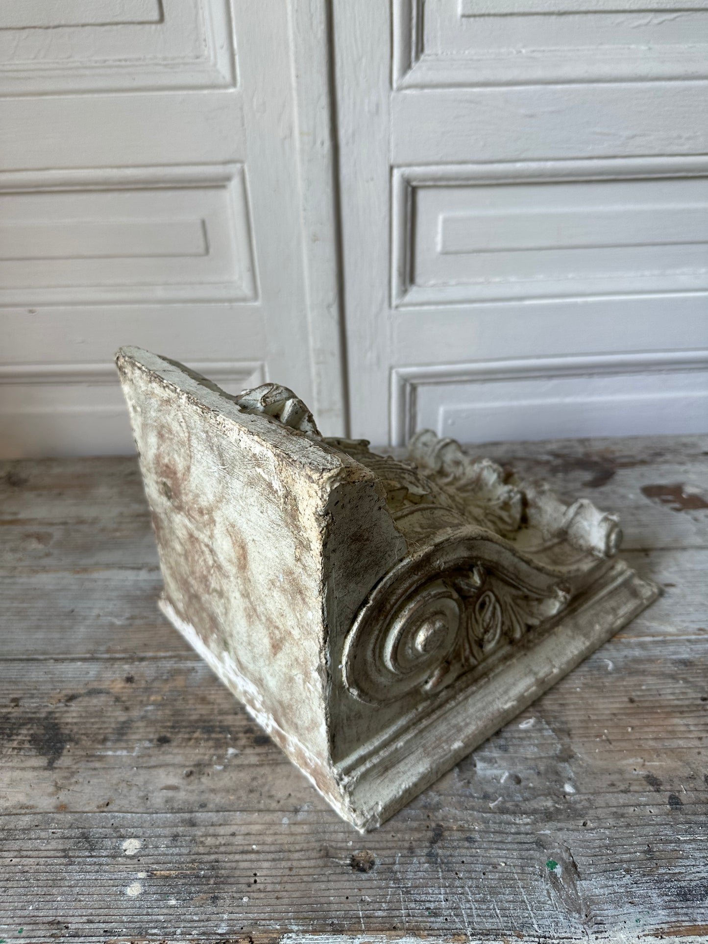 Console en plâtre