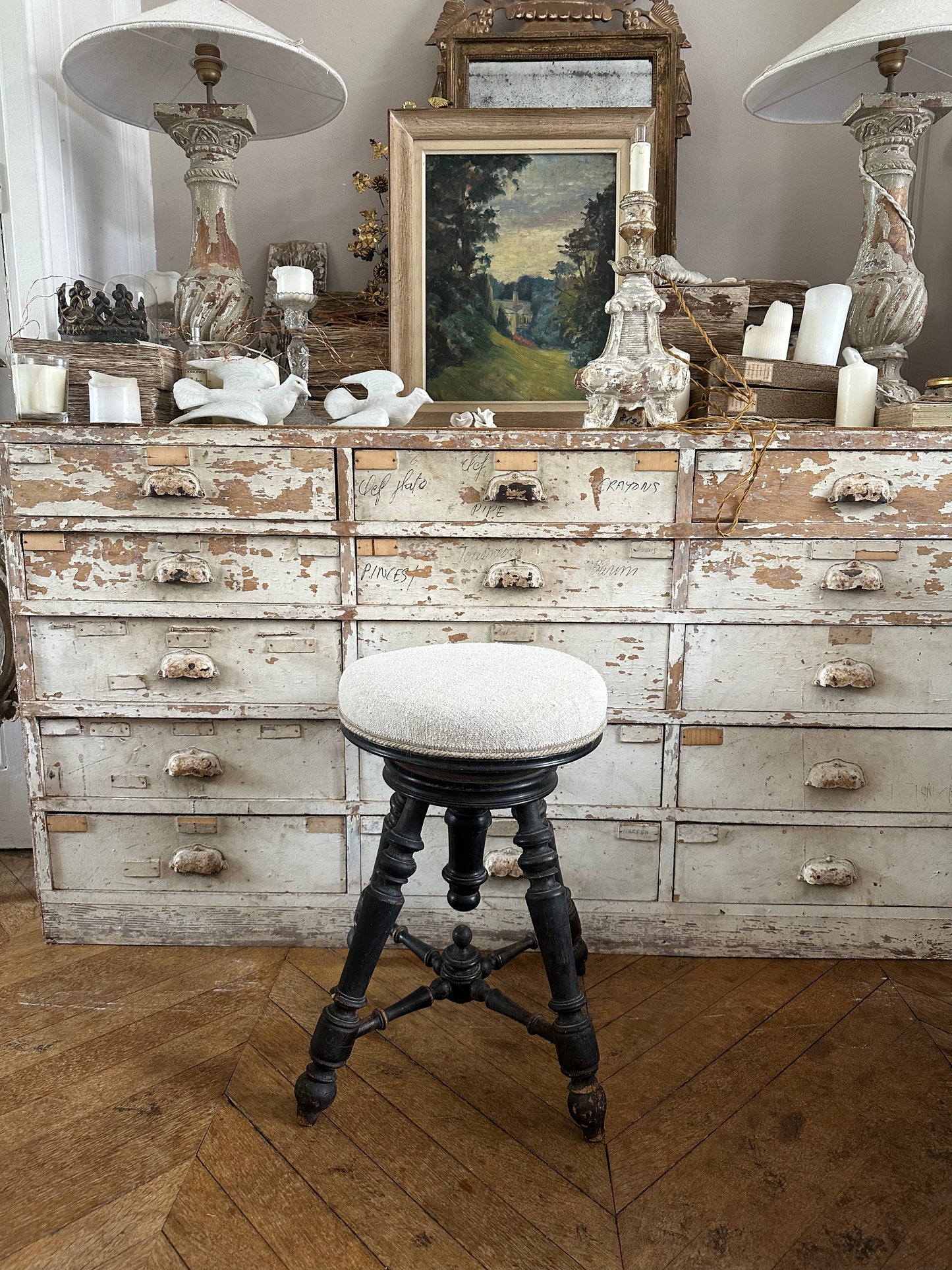 Tabouret de pianiste