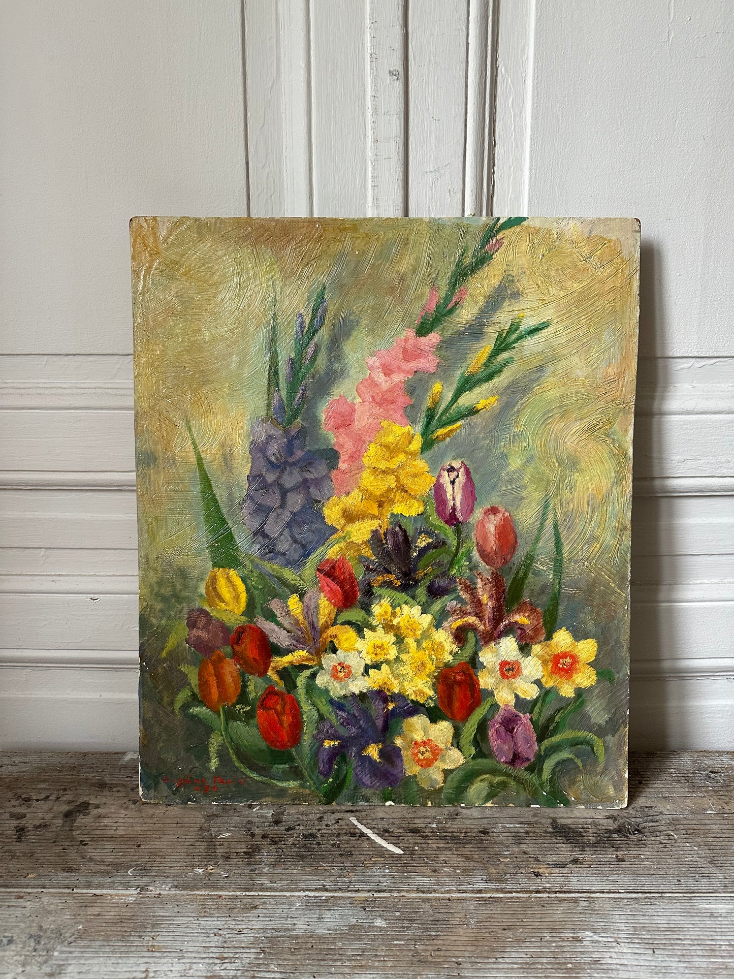 Jonquilles et tulipes