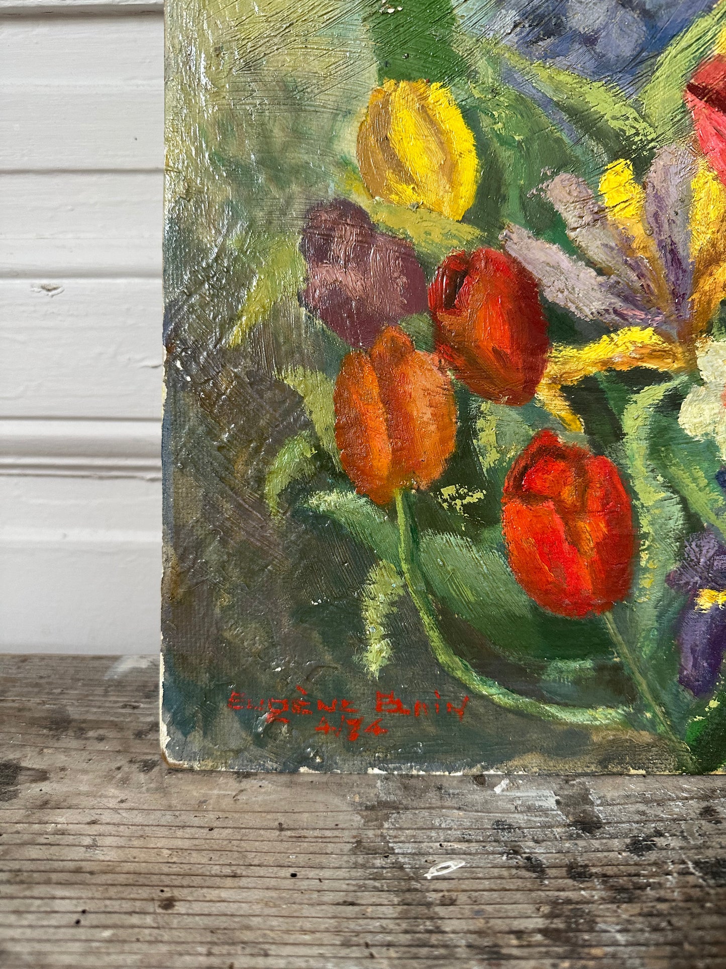 Jonquilles et tulipes