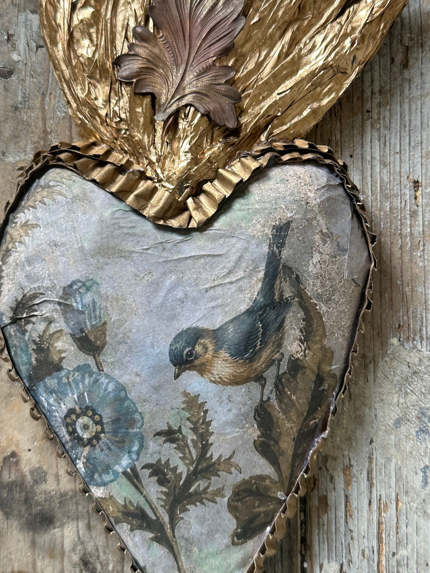 Ex voto oiseau bleu