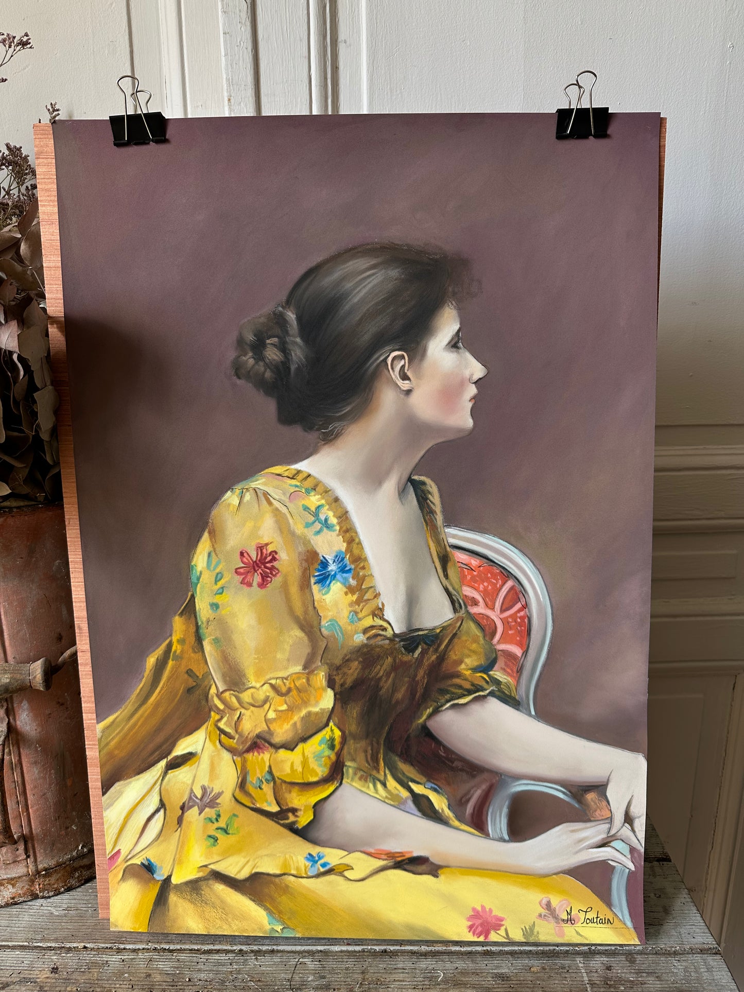 La robe jaune