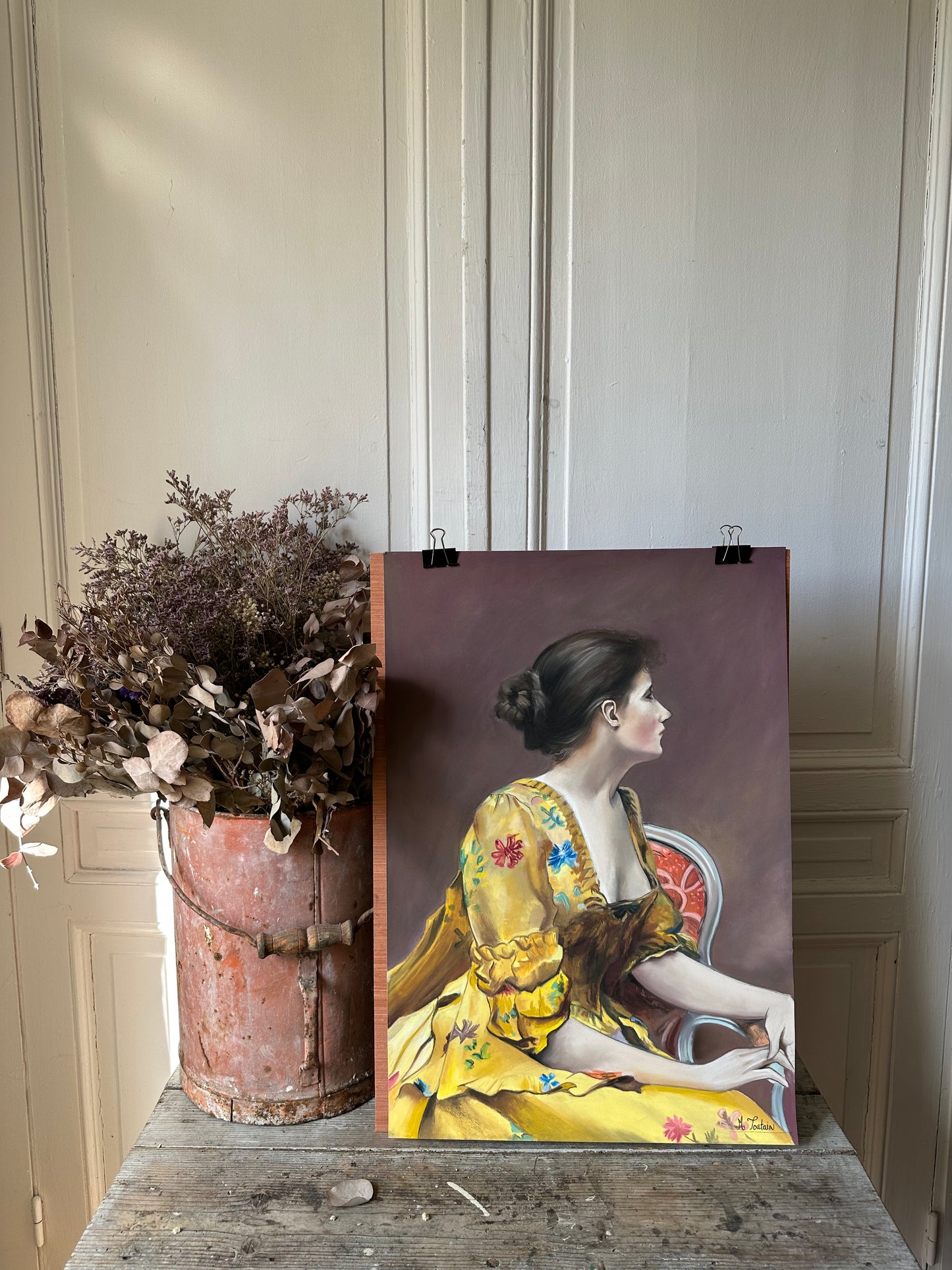 La robe jaune