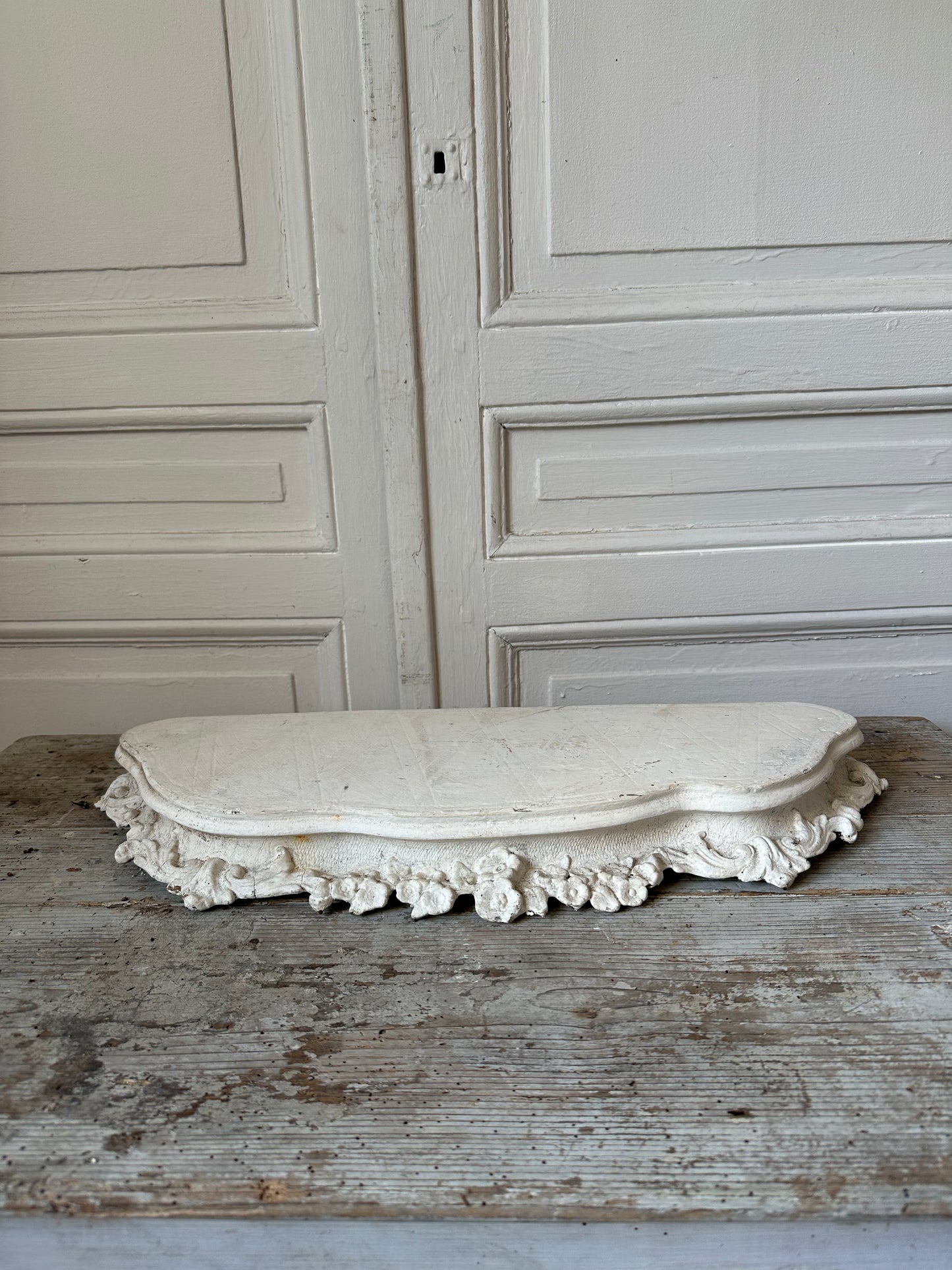 Socle fleuri
