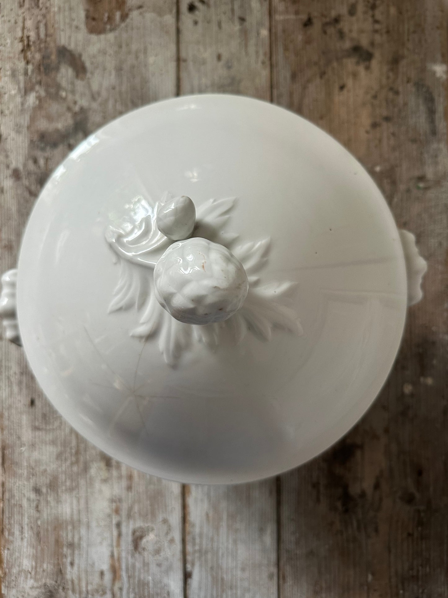 Soupière blanche