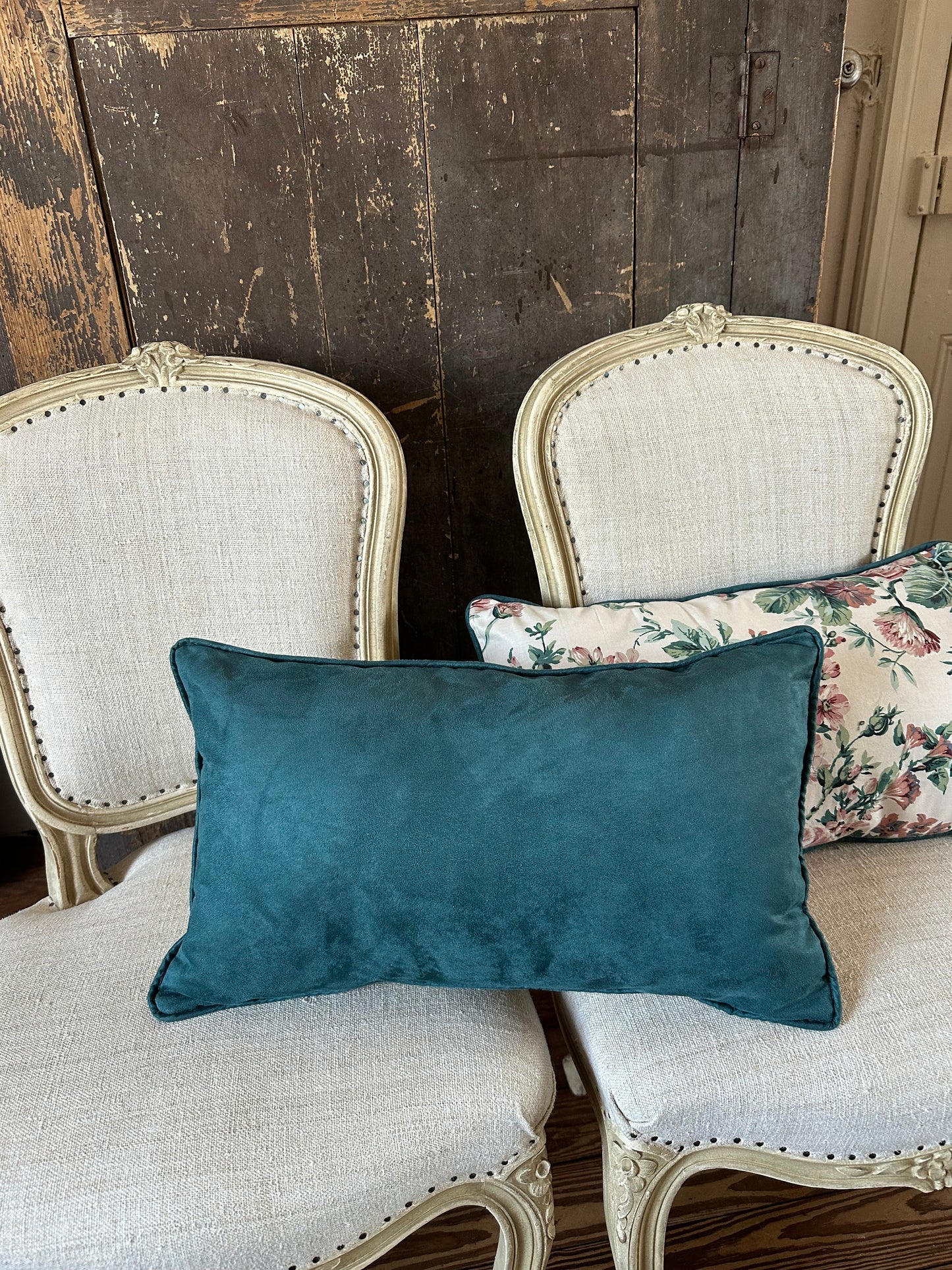 Coussin fleuri