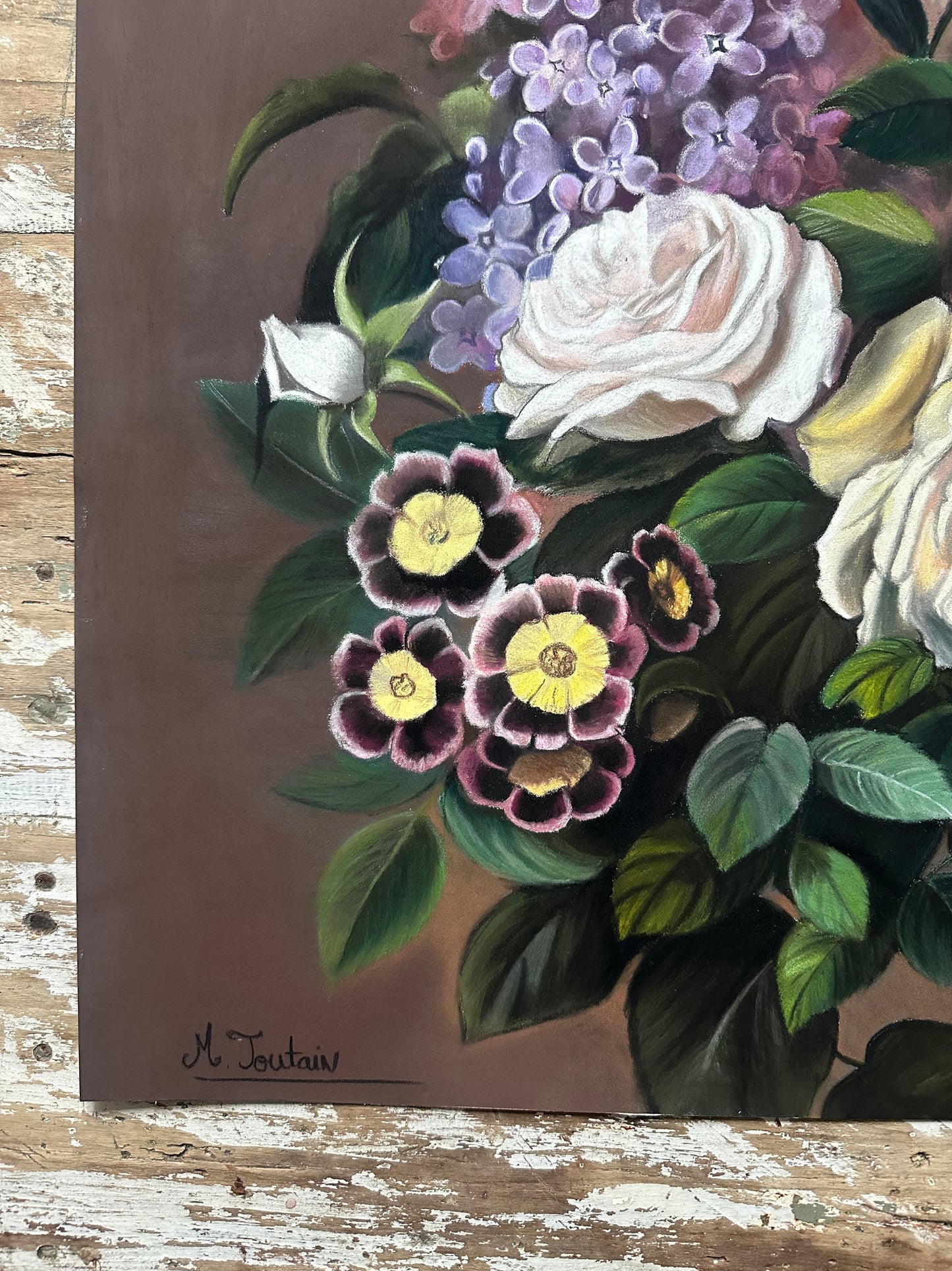 Dessin au pastel sec
