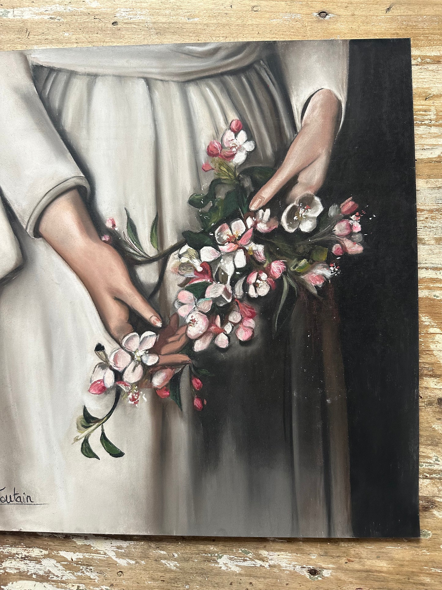 Dessin au pastel