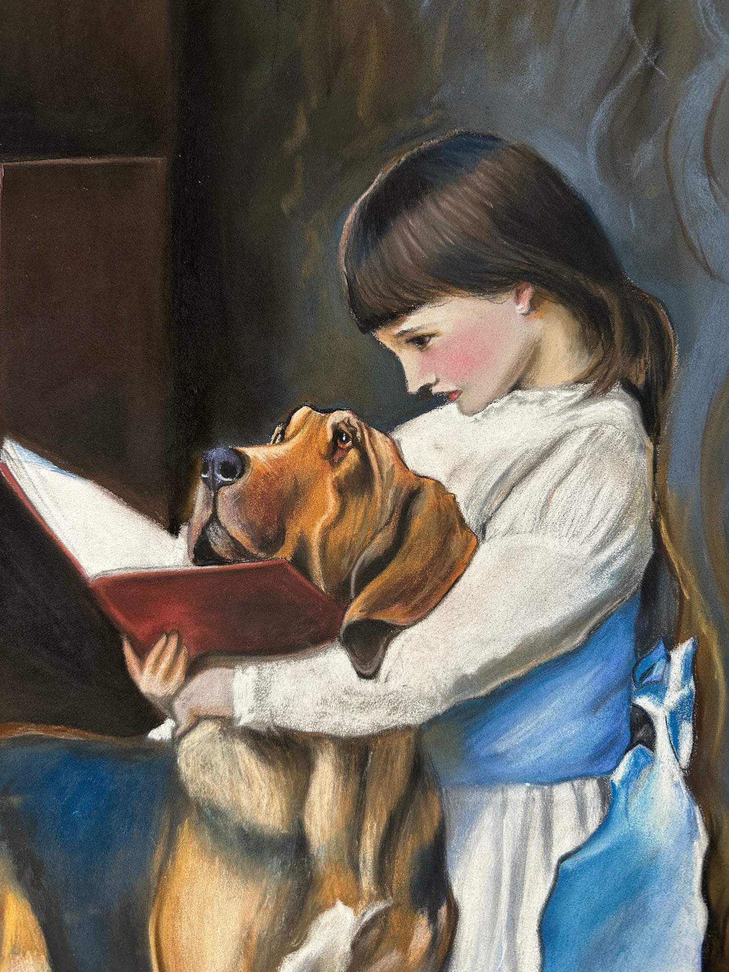 Dessin au pastel sec