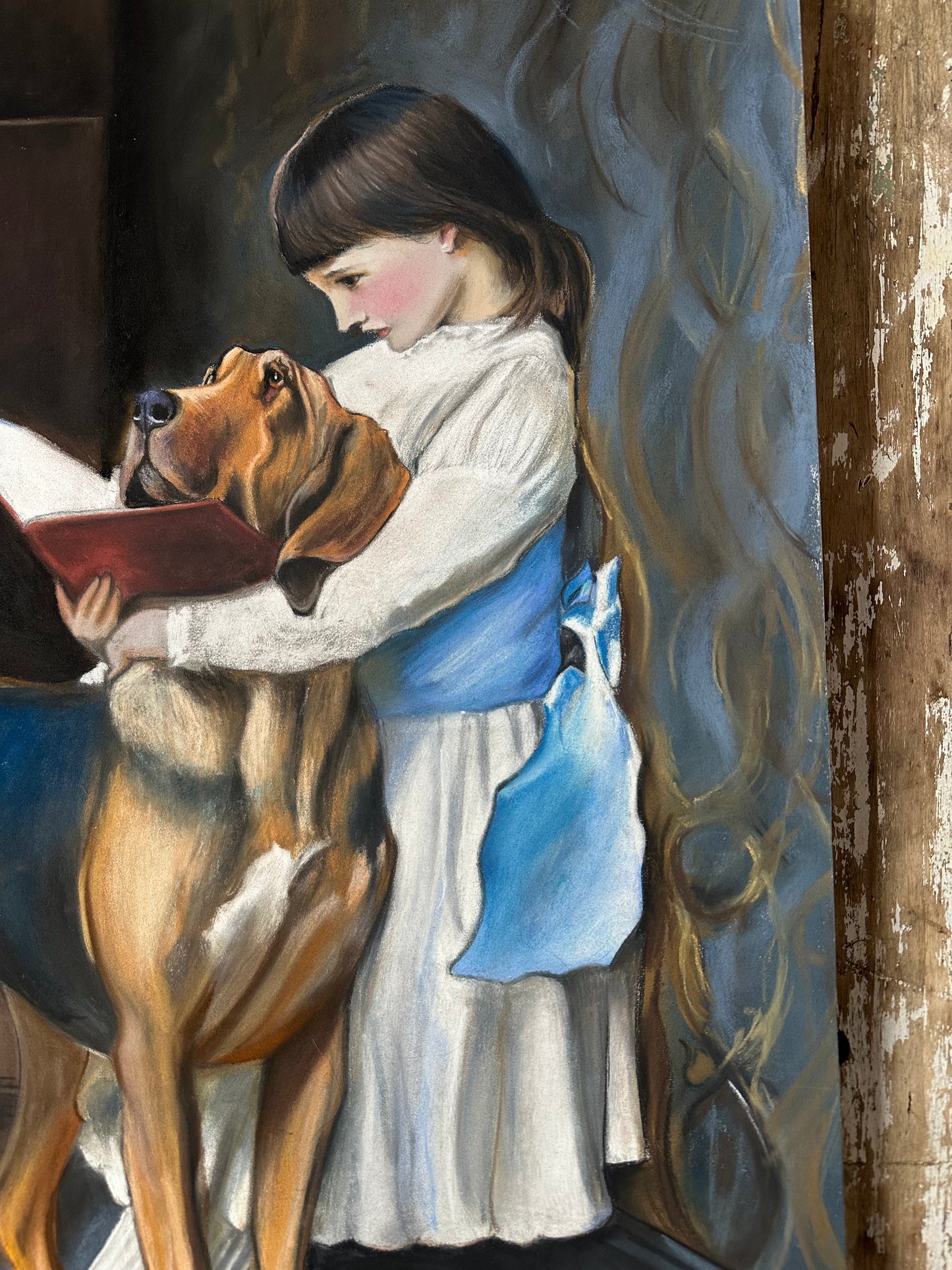 Dessin au pastel sec