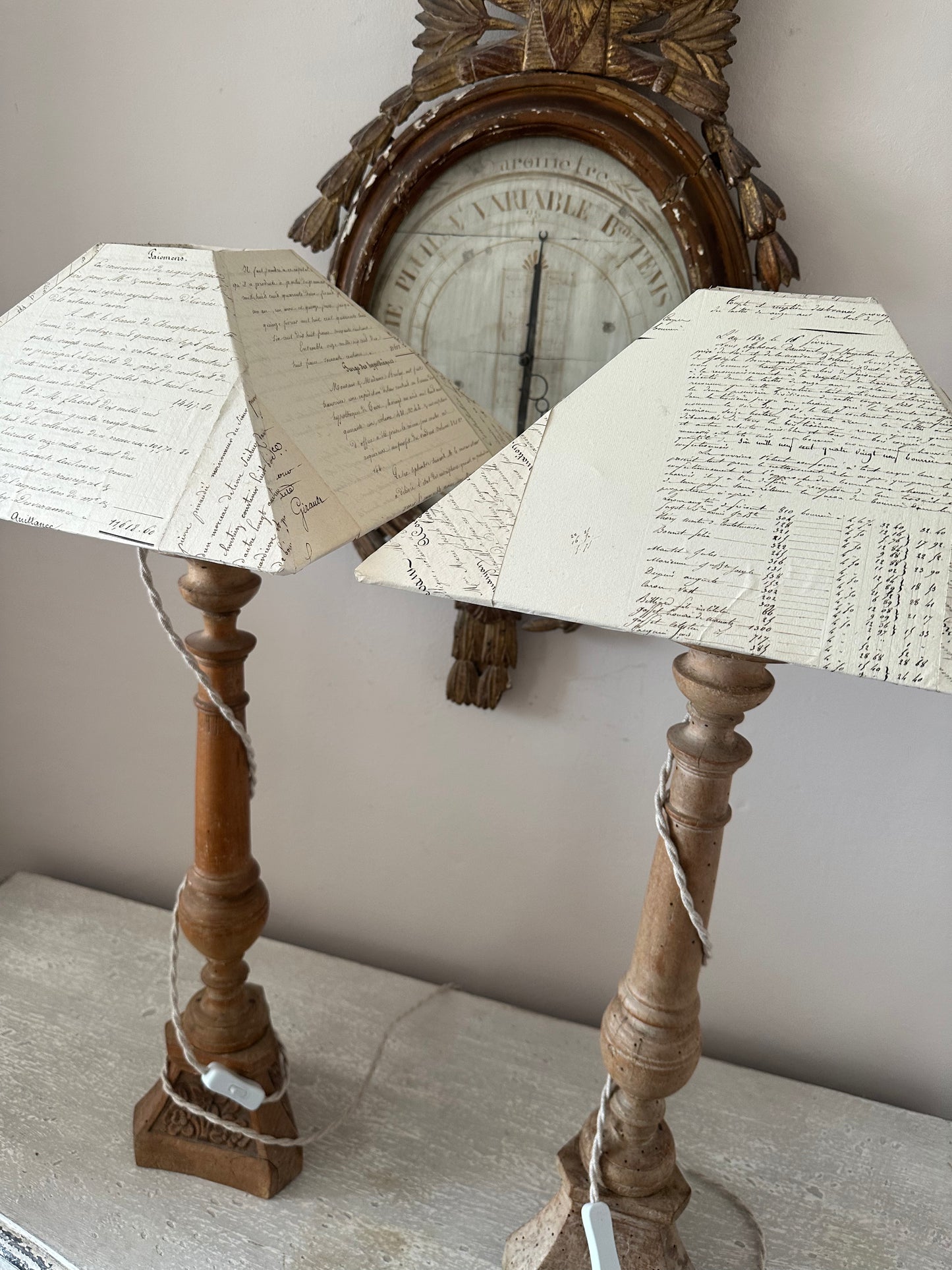 Paire de lampes