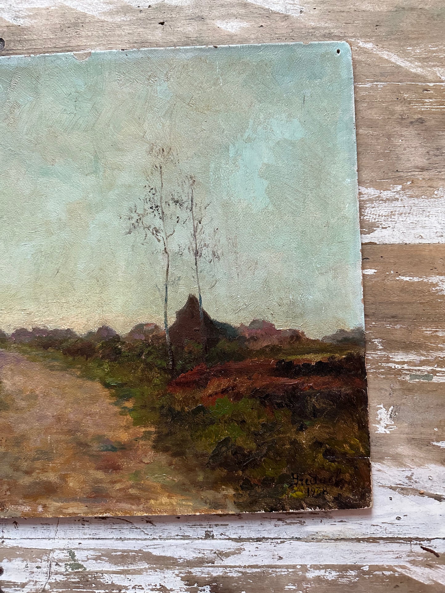 Paysage de campagne en hiver