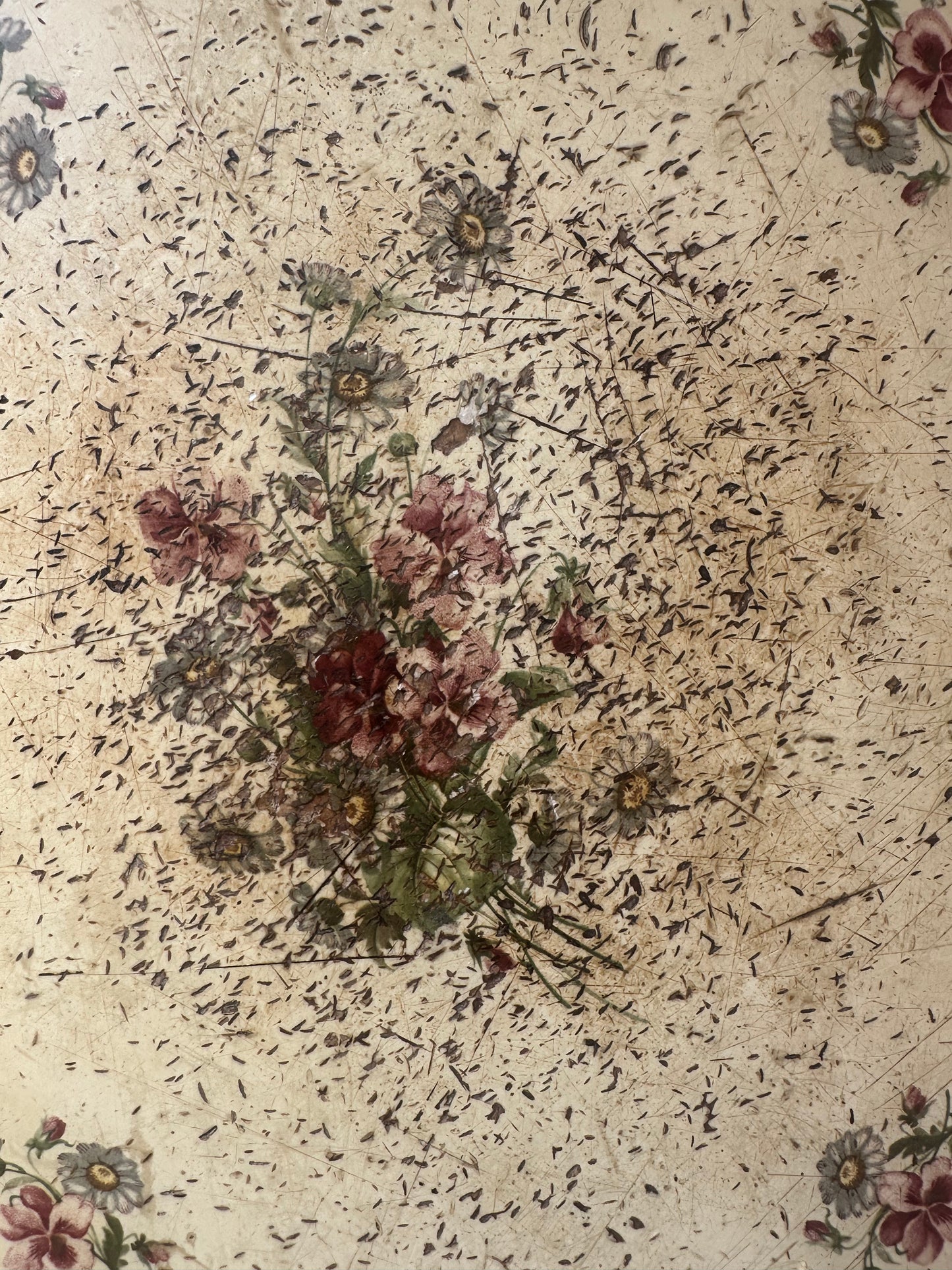 Plateau fleuri