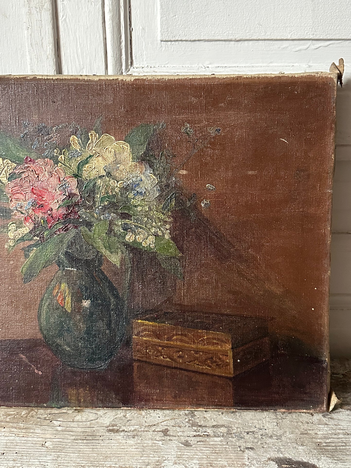 Boîte et bouquet