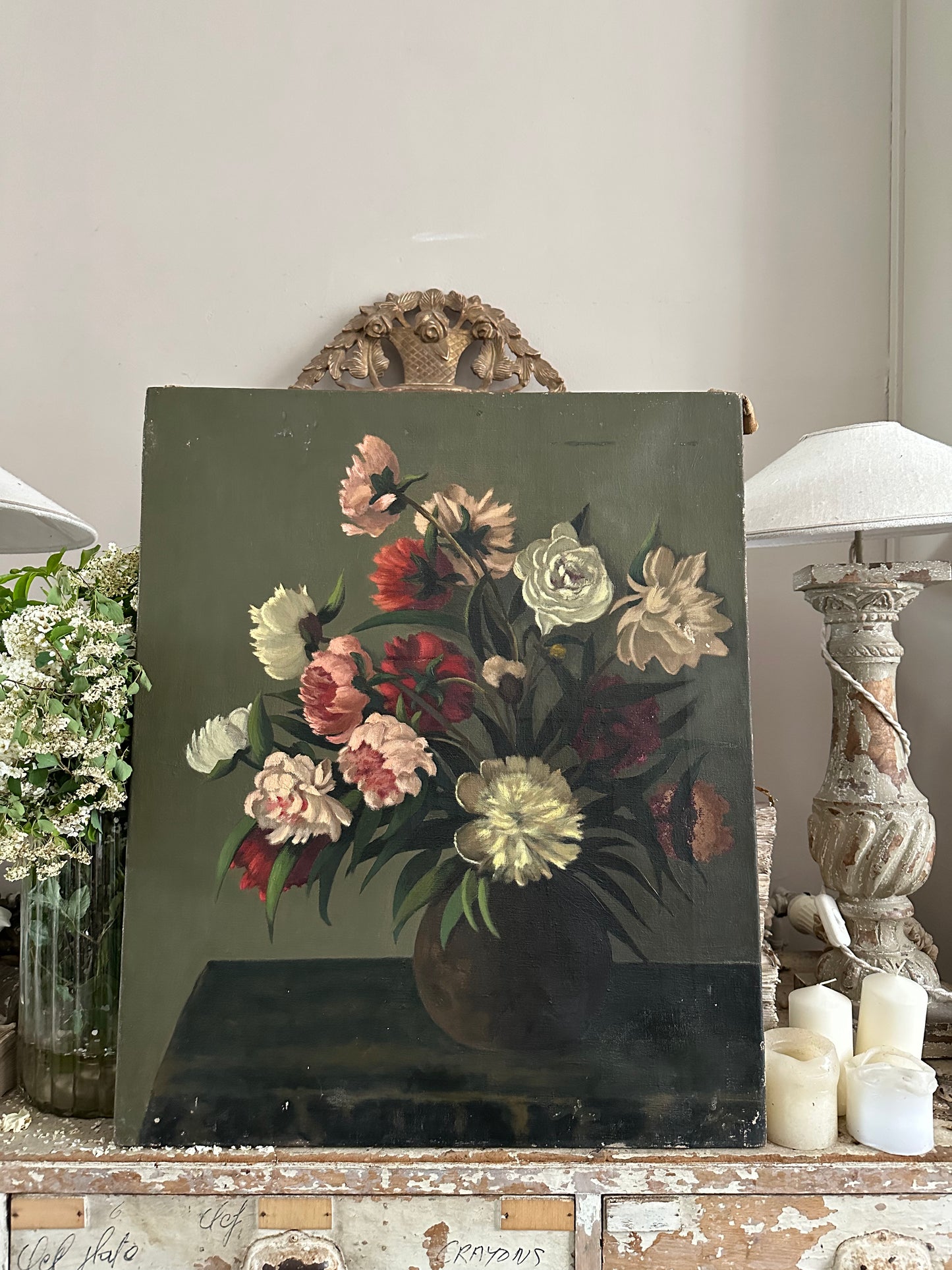 Bouquet de pivoines