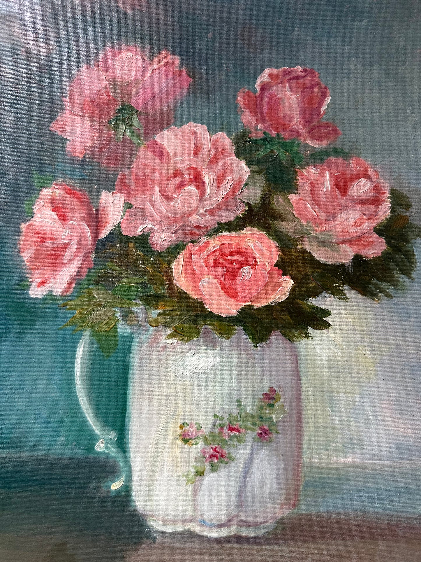 Roses et porcelaine