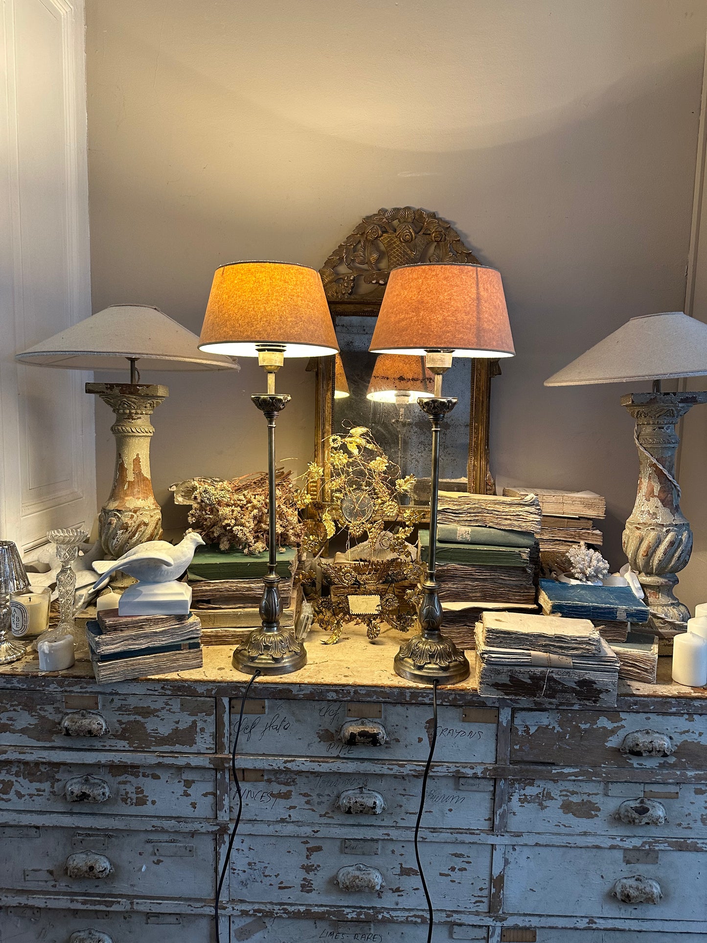 Paire de lampes