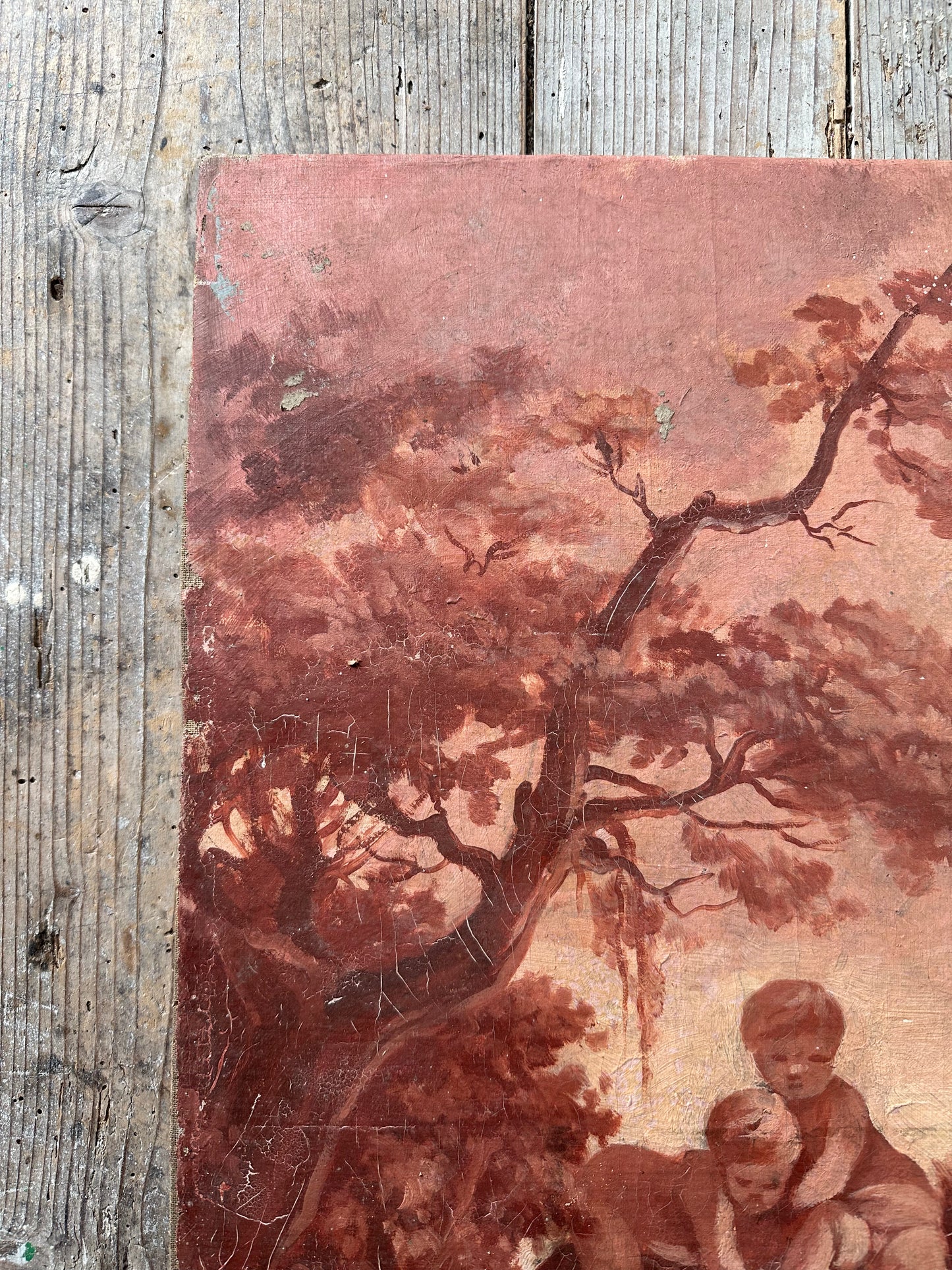 Sous les arbres