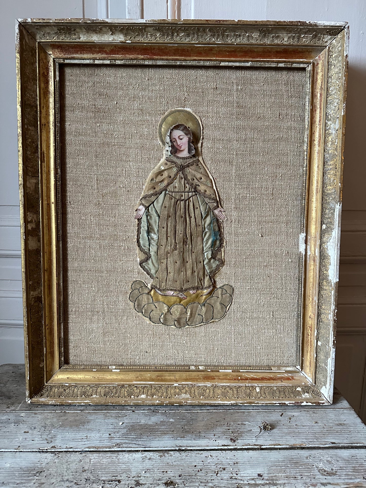 Broderie XVIII eme siècle