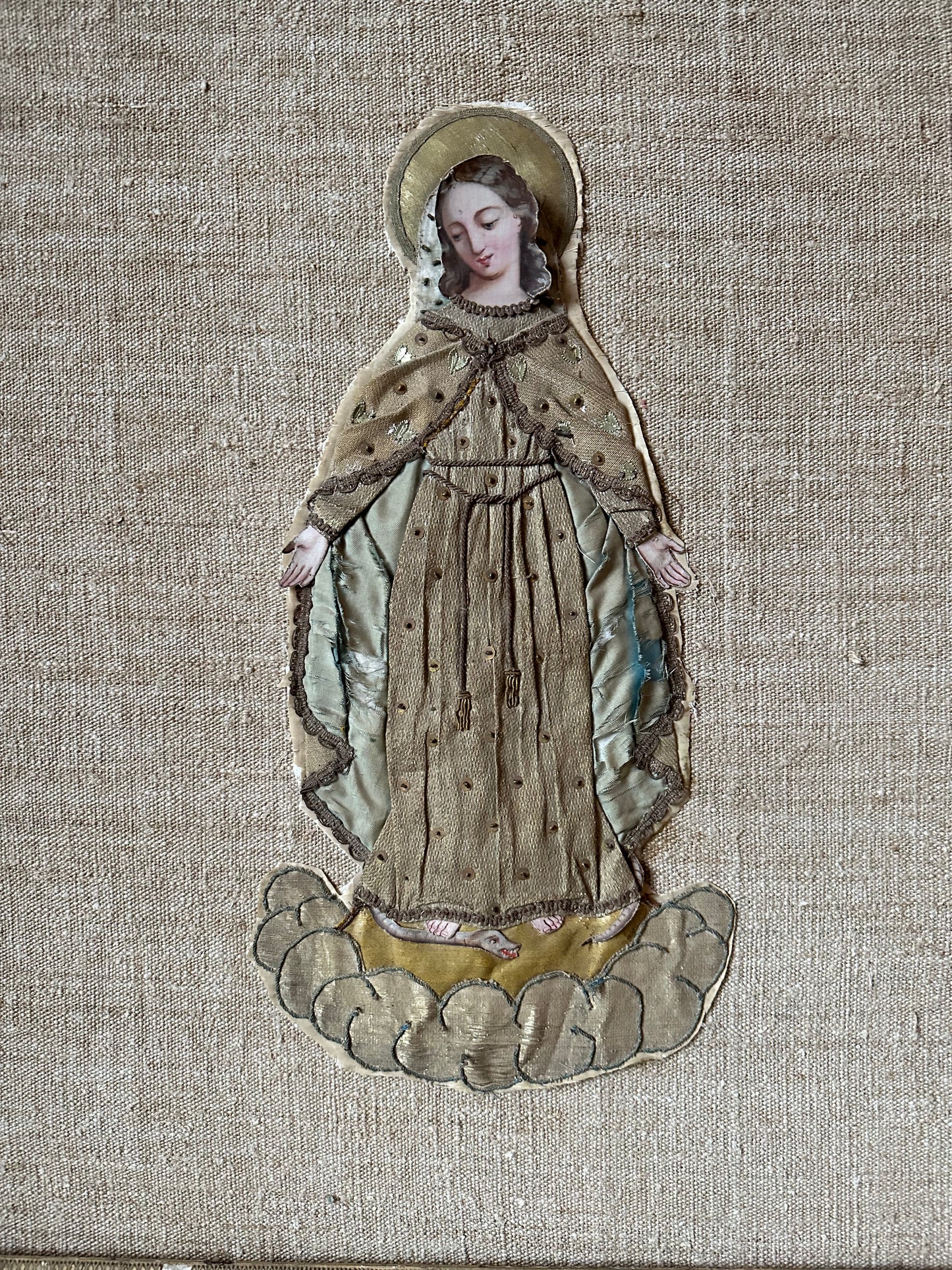Broderie XVIII eme siècle