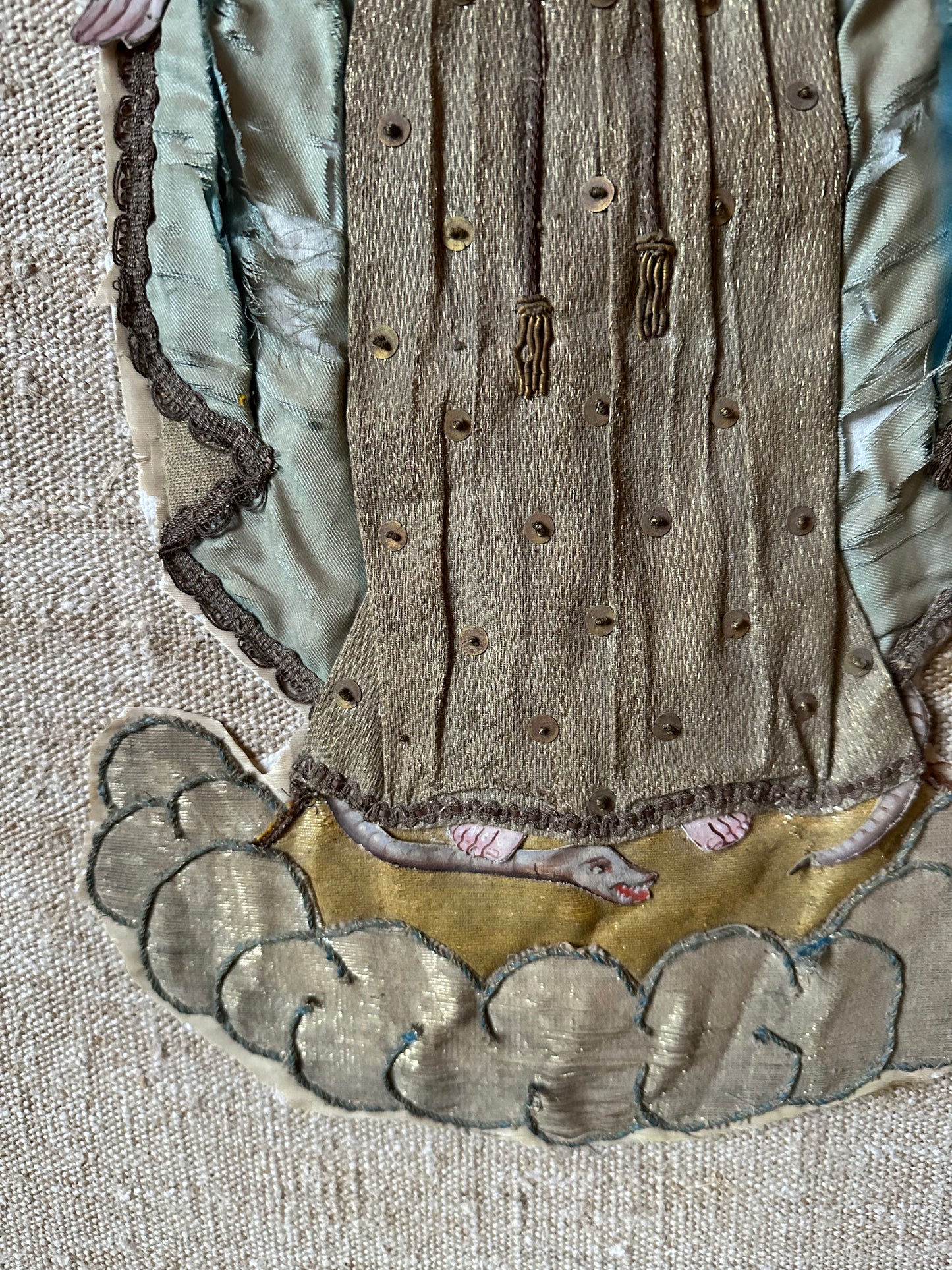 Broderie XVIII eme siècle