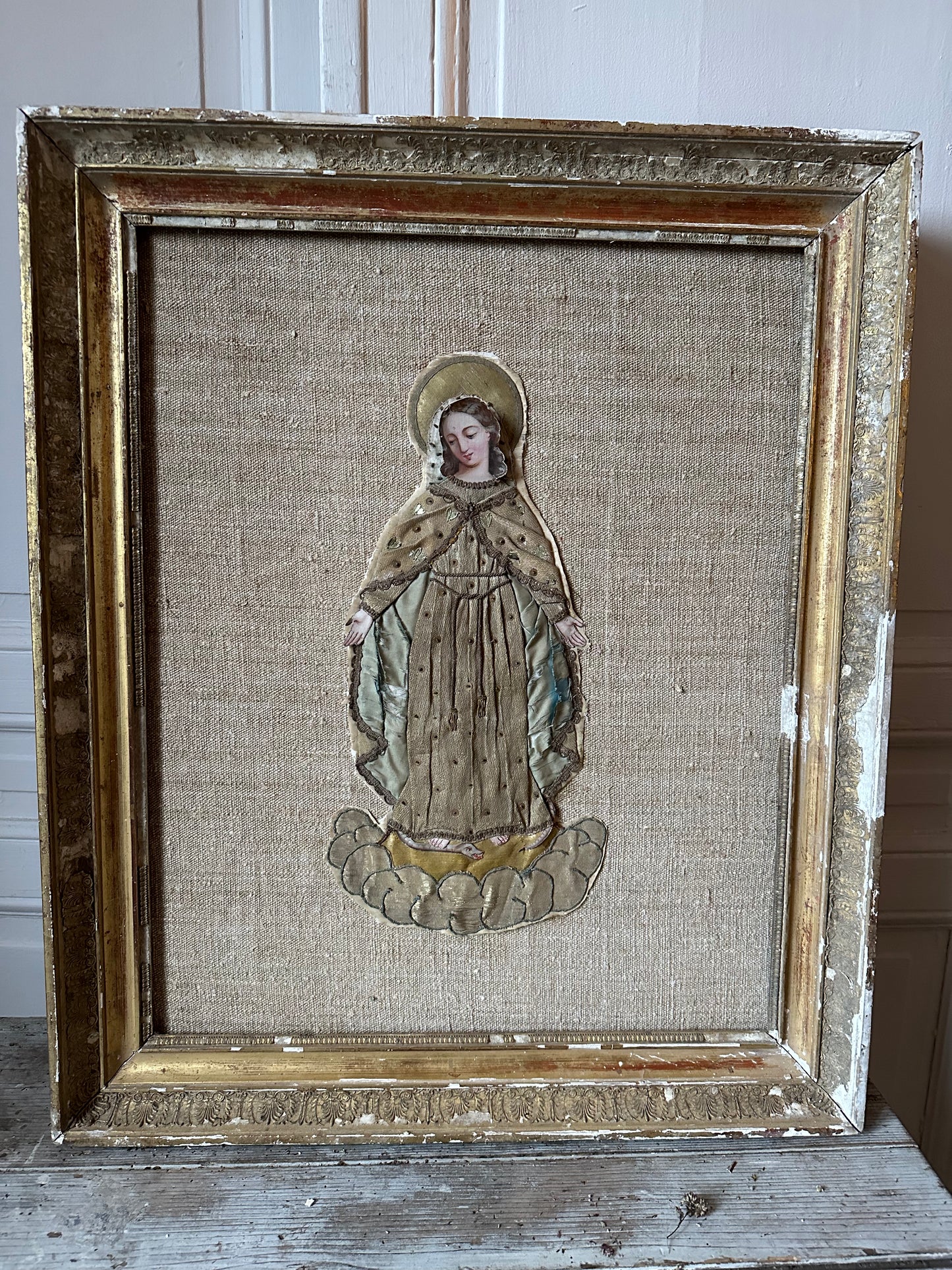 Broderie XVIII eme siècle