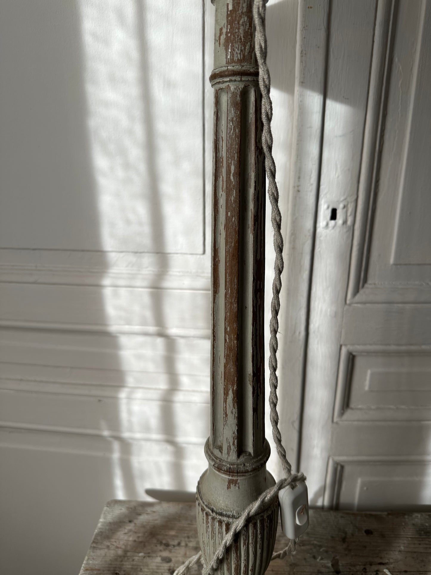 Paire de lampes balustres XIX eme siècle
